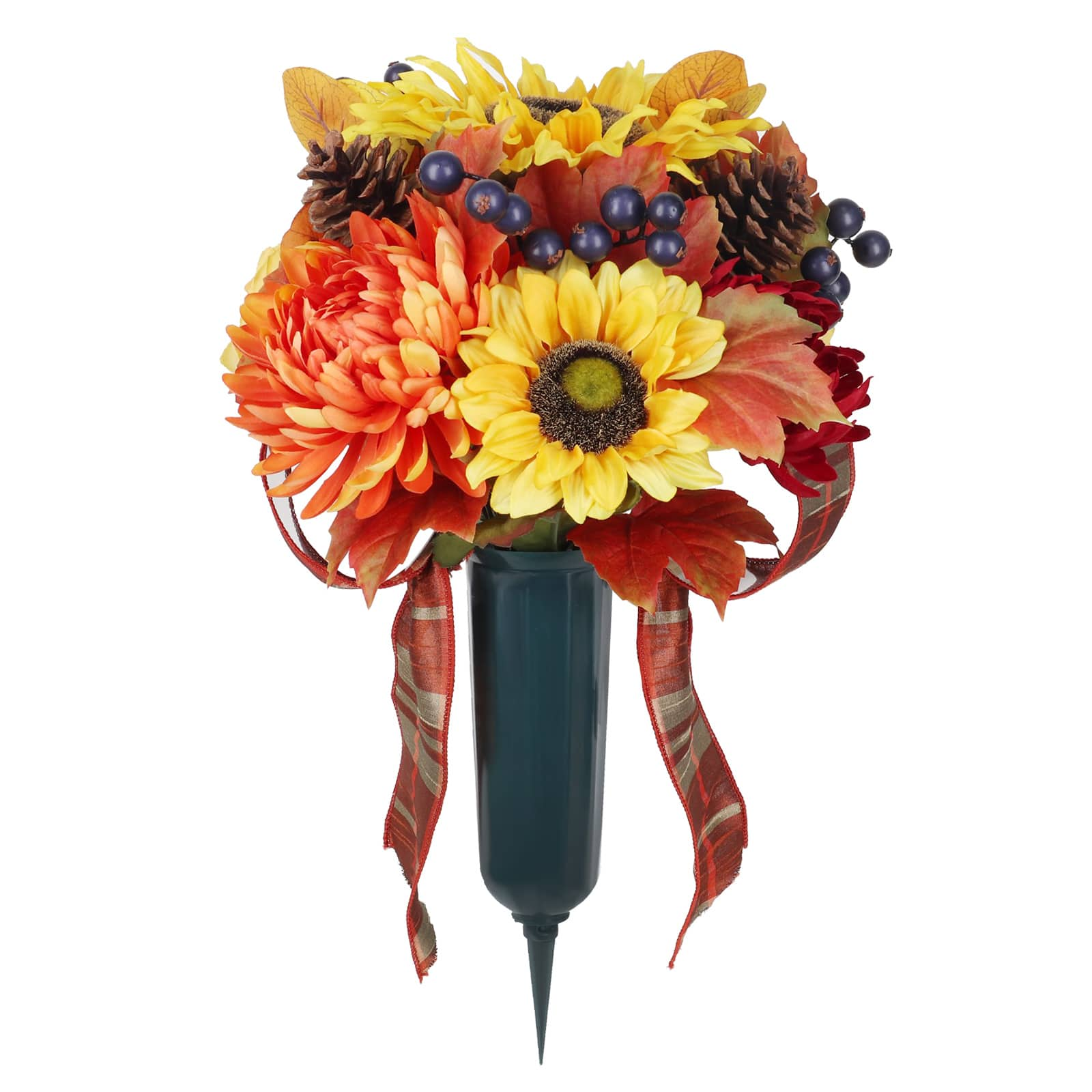 Medium Sunflower &#x26; Mum Remembrance Cone by Ashland&#xAE;