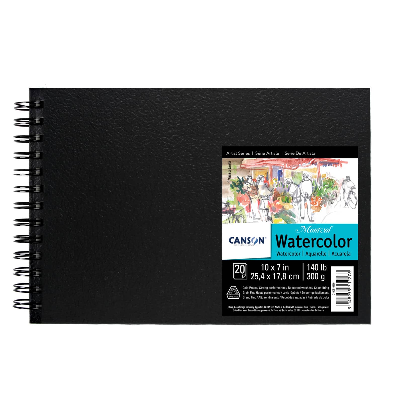Canson® Artist Series Montval® Field Watercolor Book, 10" x 7"