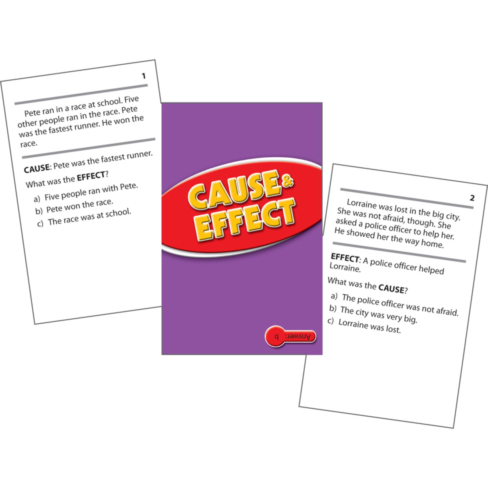 Edupress&#xAE; Cause &#x26; Effect Practice Cards, Levels 2.0-3.5