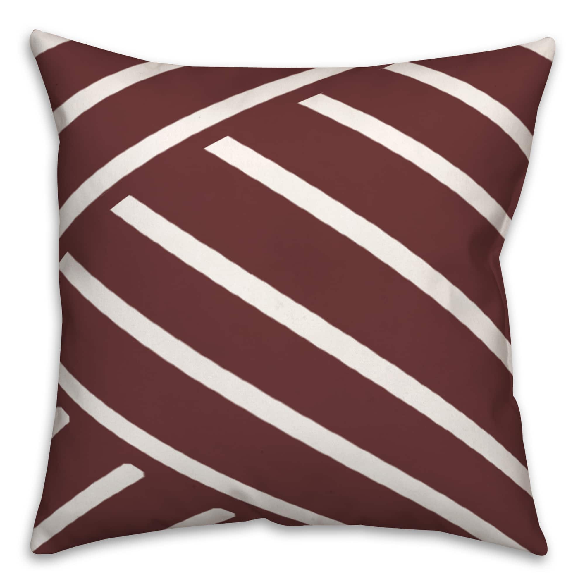 Herringbone Indoor/Outdoor Throw Pillow