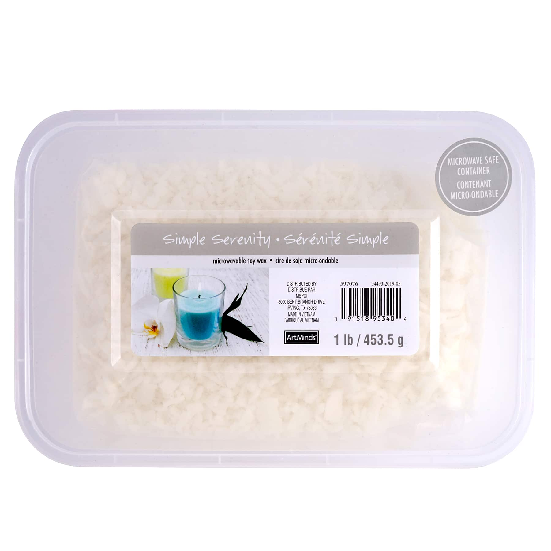 Shop For The Simple Serenity Soy Wax Flakes In Microwavable Container By Artminds At Michaels