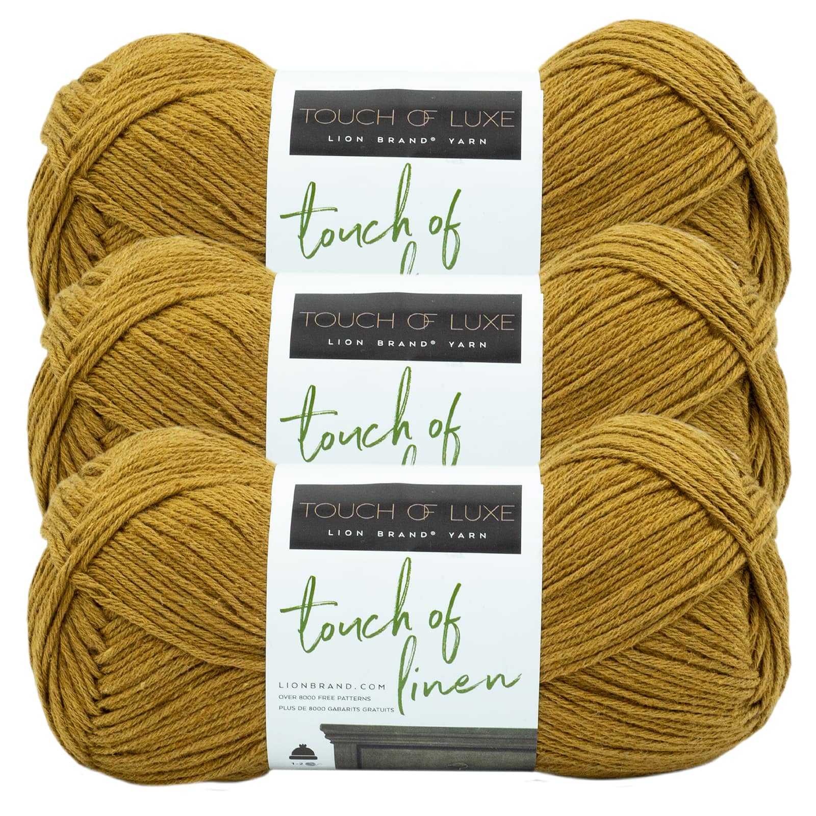 3 Pack Lion Brand&#xAE; Touch of Linen Yarn