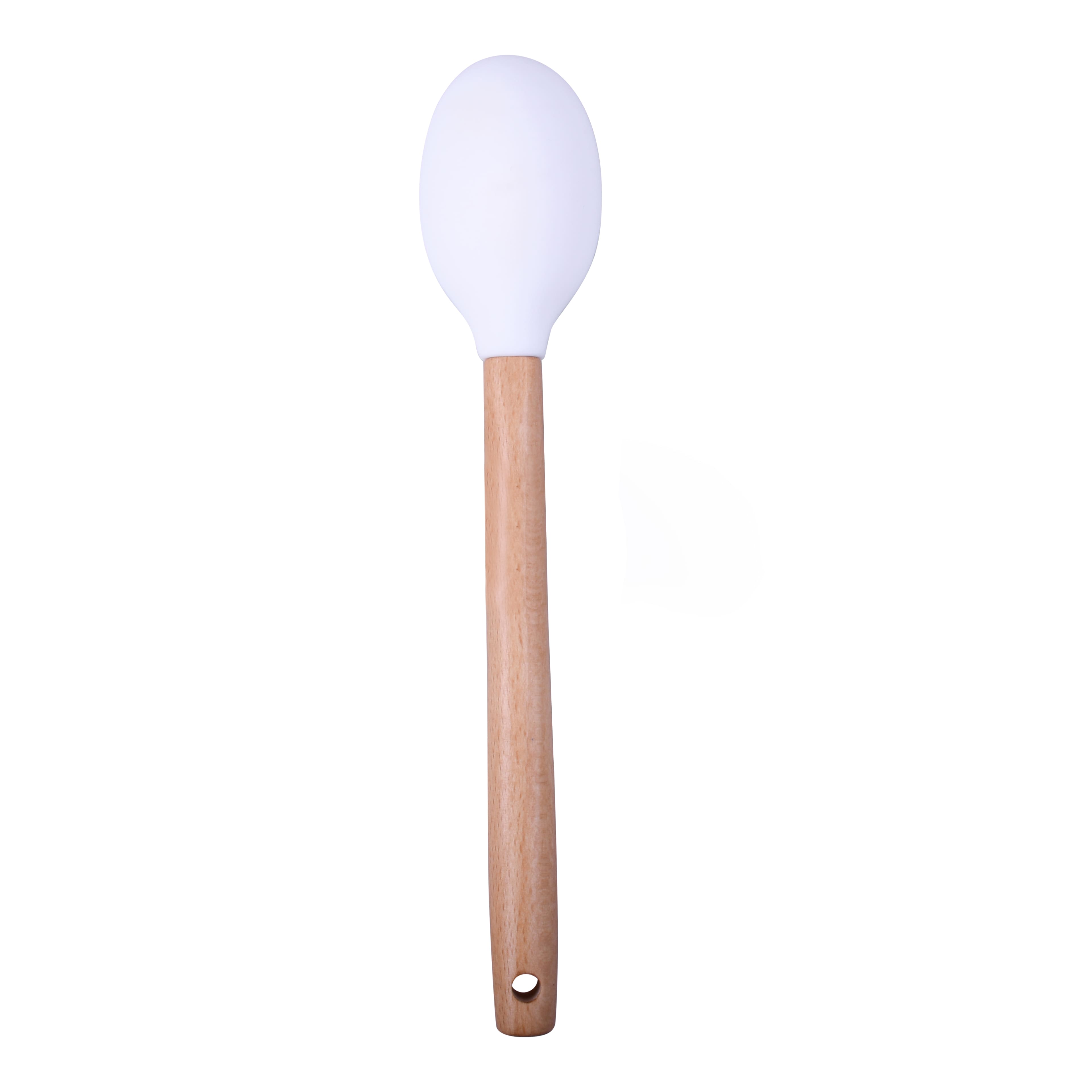 8&#x22; Mini Red &#x26; White Peppermint Silicone Spoon by Celebrate It&#xAE;