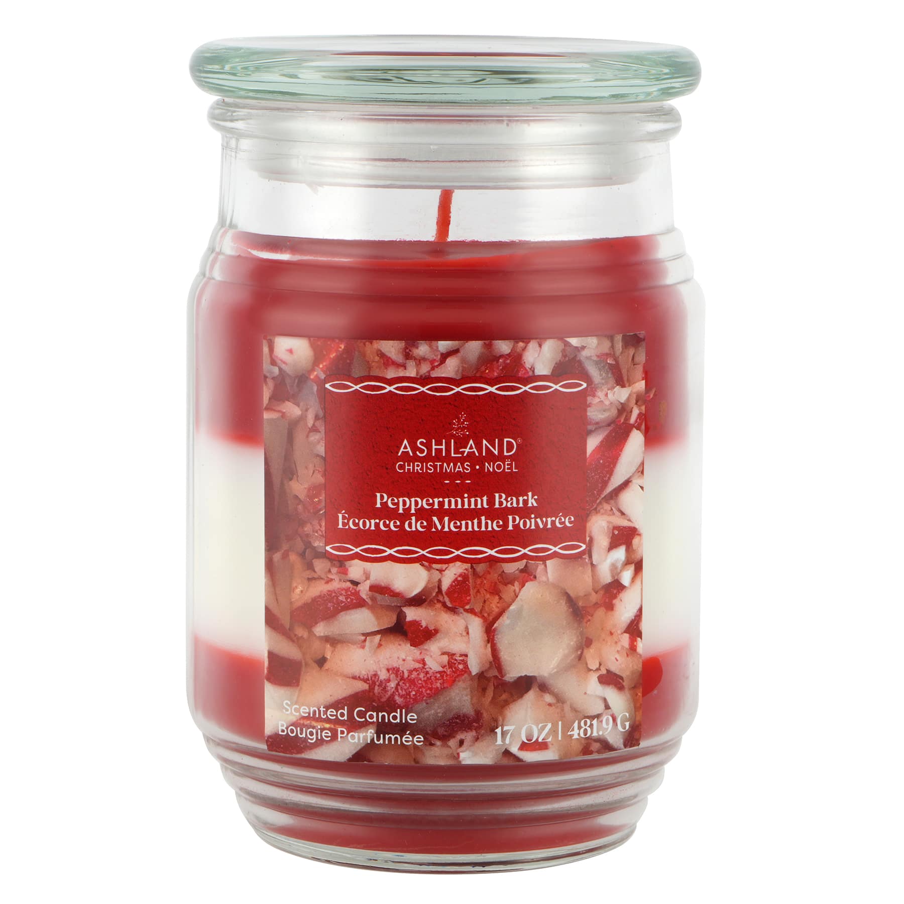 17oz. Peppermint Bark Scented Jar Candle by Ashland&#xAE;