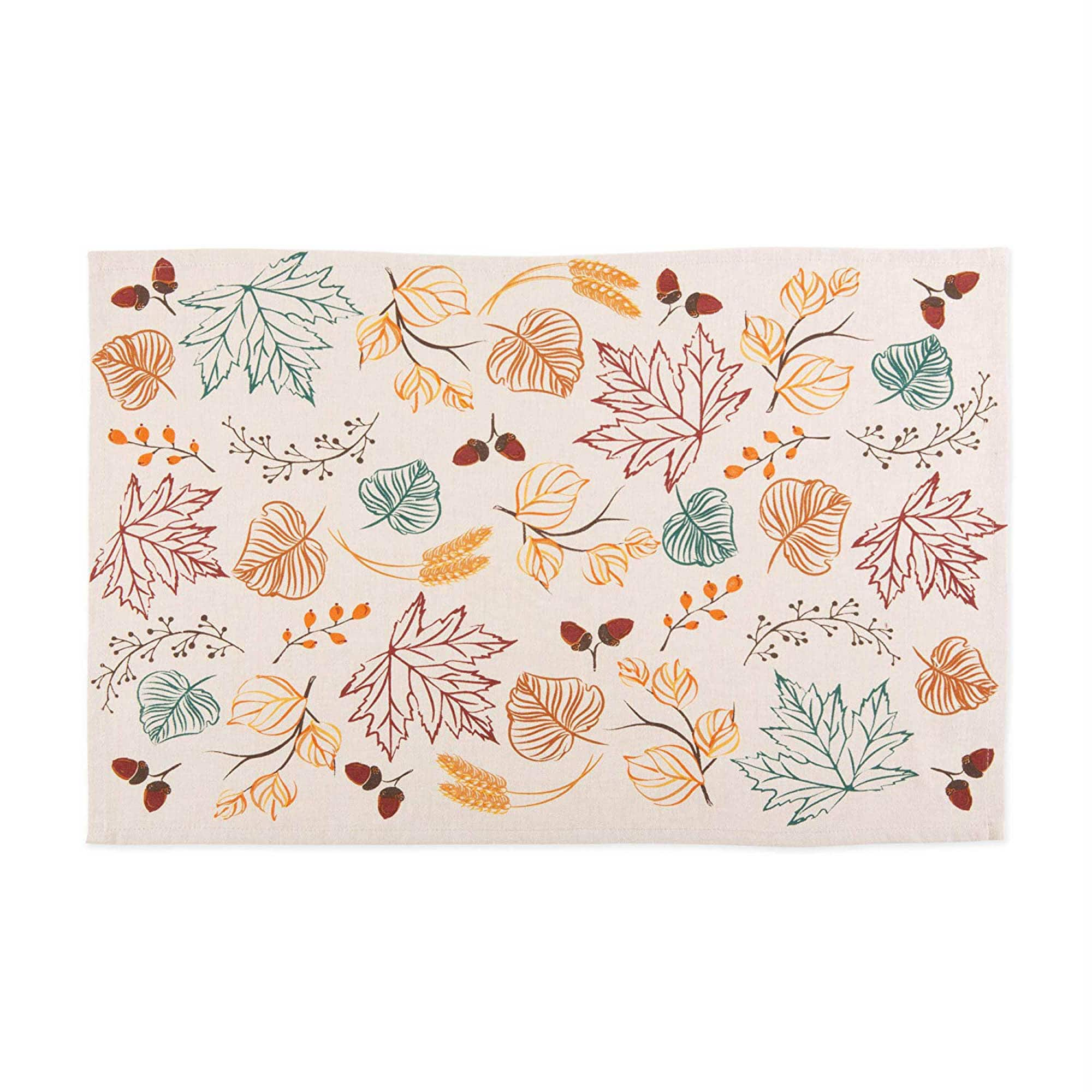 DII&#xAE; Autumn Leaves Printed Dishtowel Set