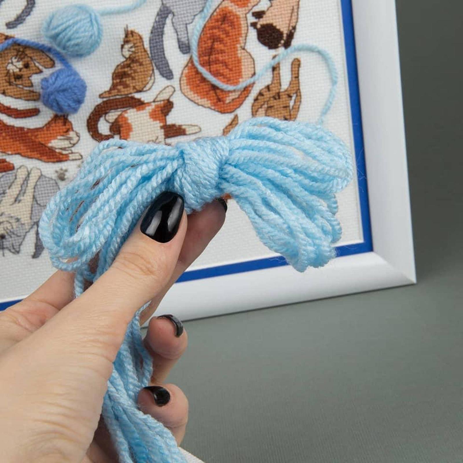 Crystal Art Counted Cross Stitch Kit Game Of Cats'