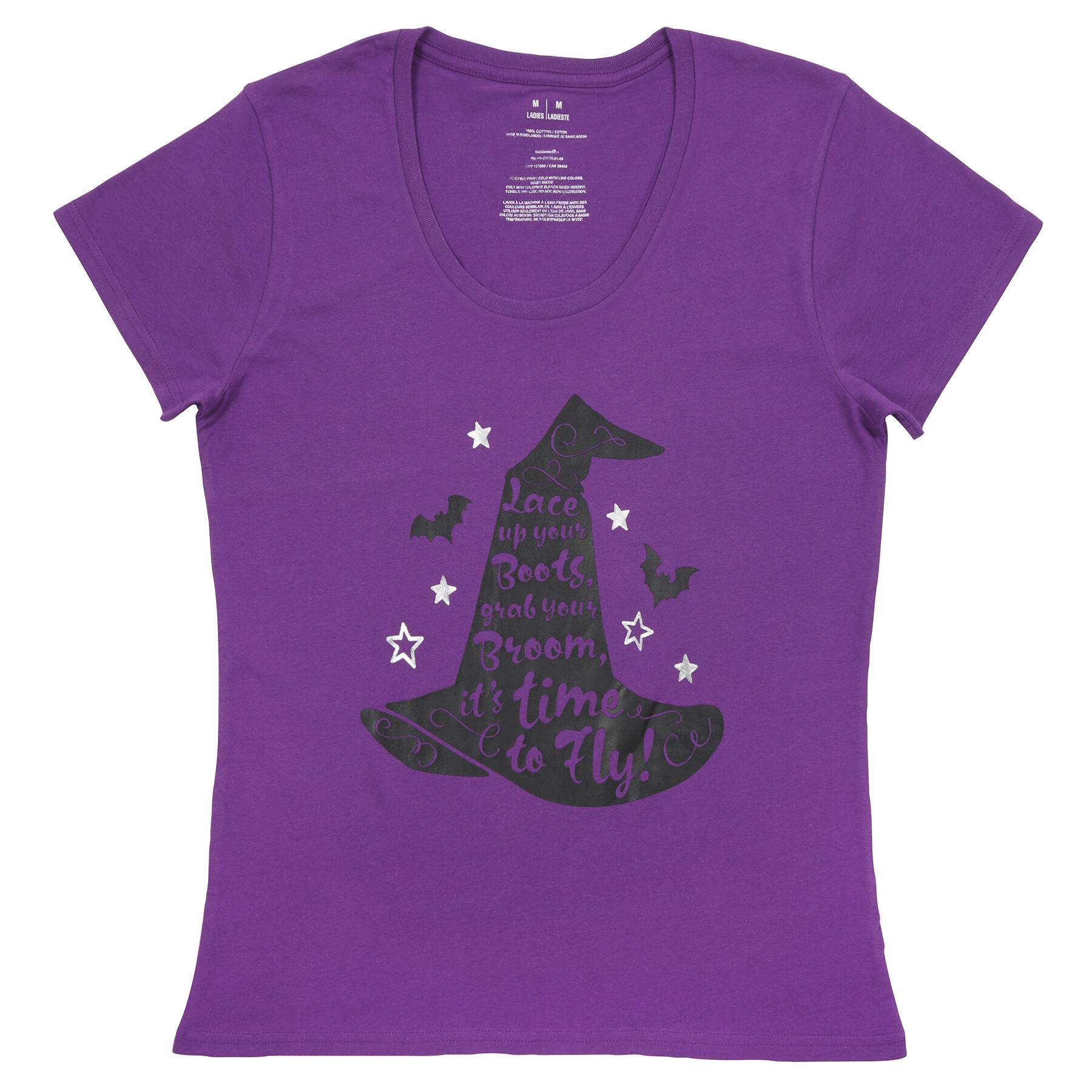 Halloween Witch Hat Ladies T-Shirt by Celebrate It&#x2122;