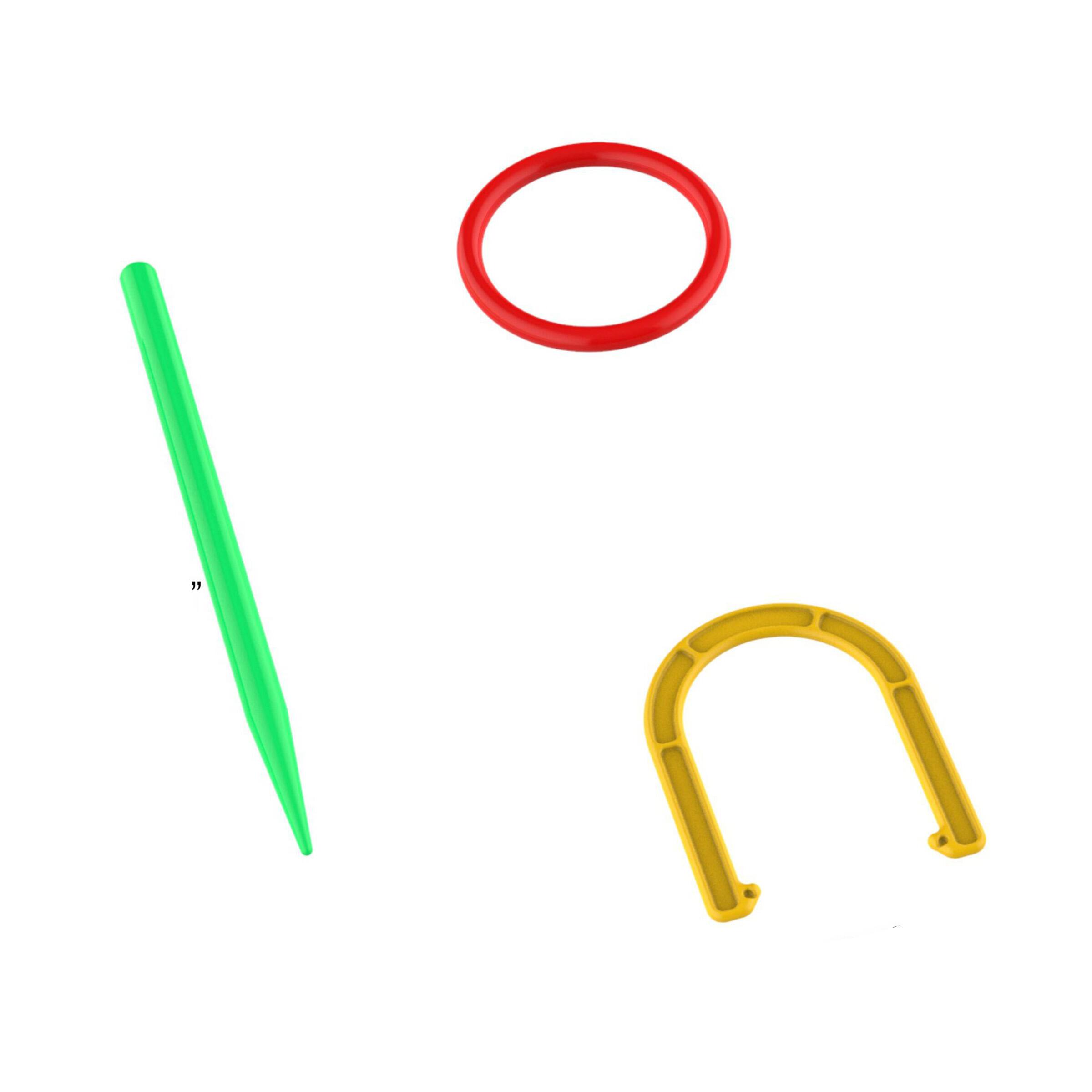 Toy Time 2-in-1 Horseshoe &#x26; Ring Toss Set