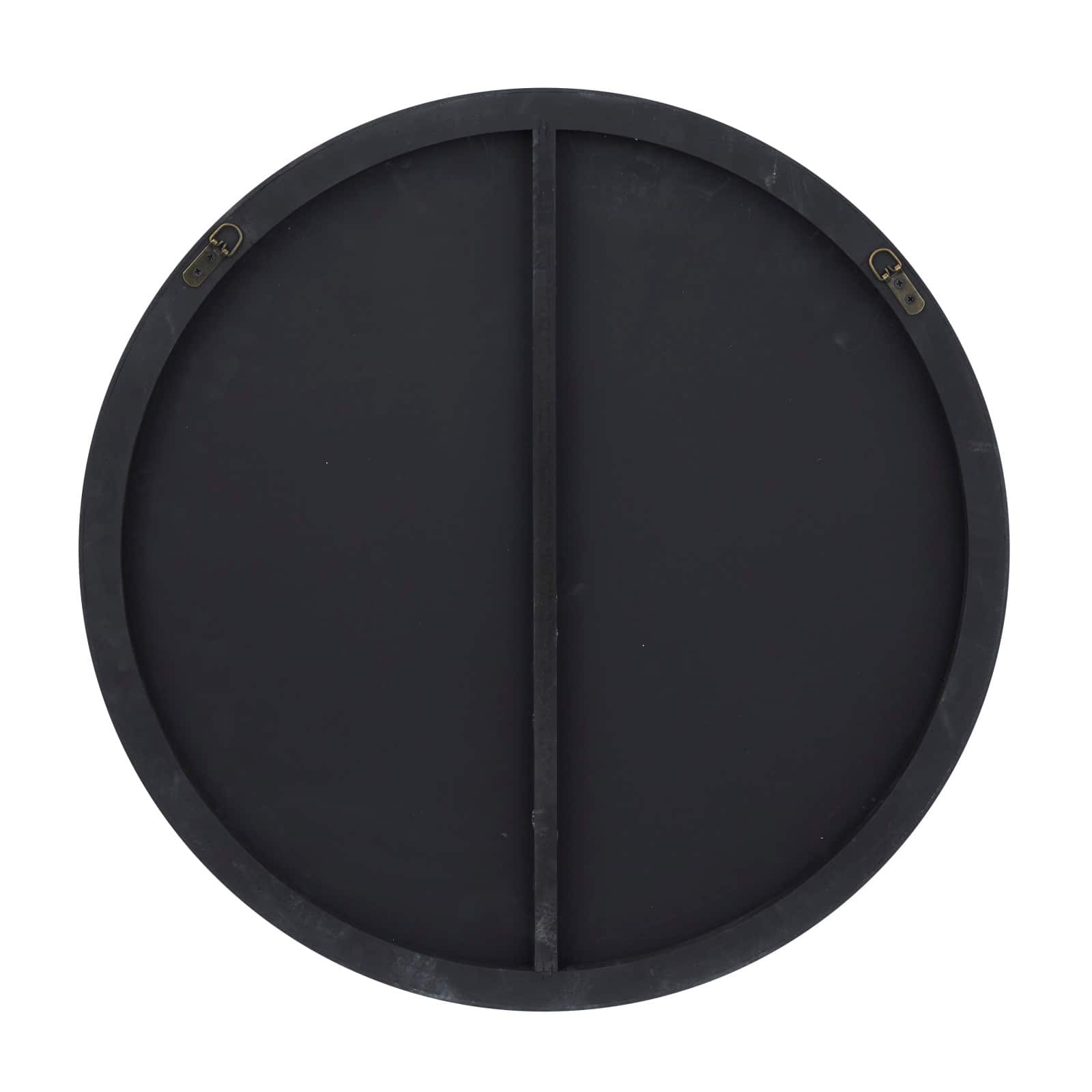 Black Contemporary Wall Mirror, 30&#x22; x 1&#x22; x 30&#x22;