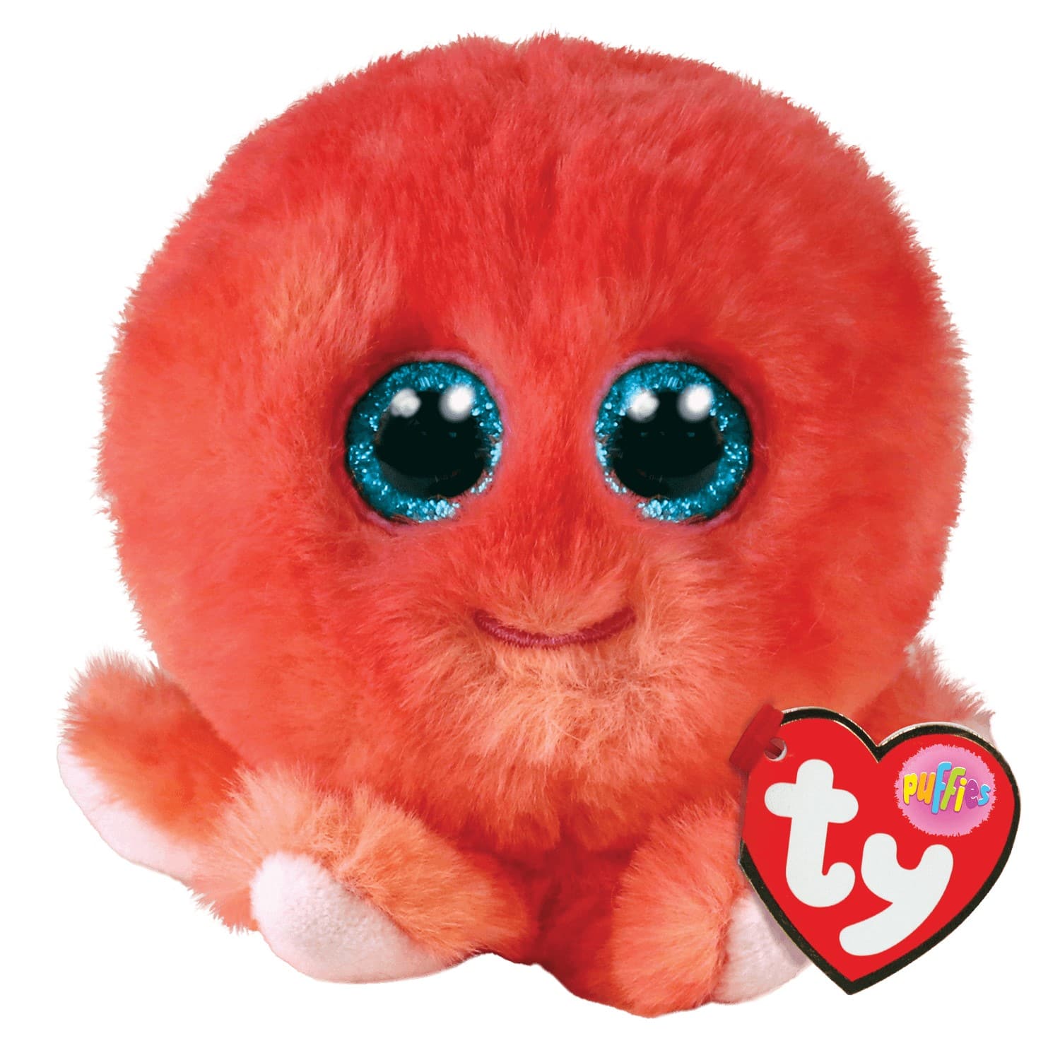 Ty Puffies&#x2122; Sheldon Pink Octopus