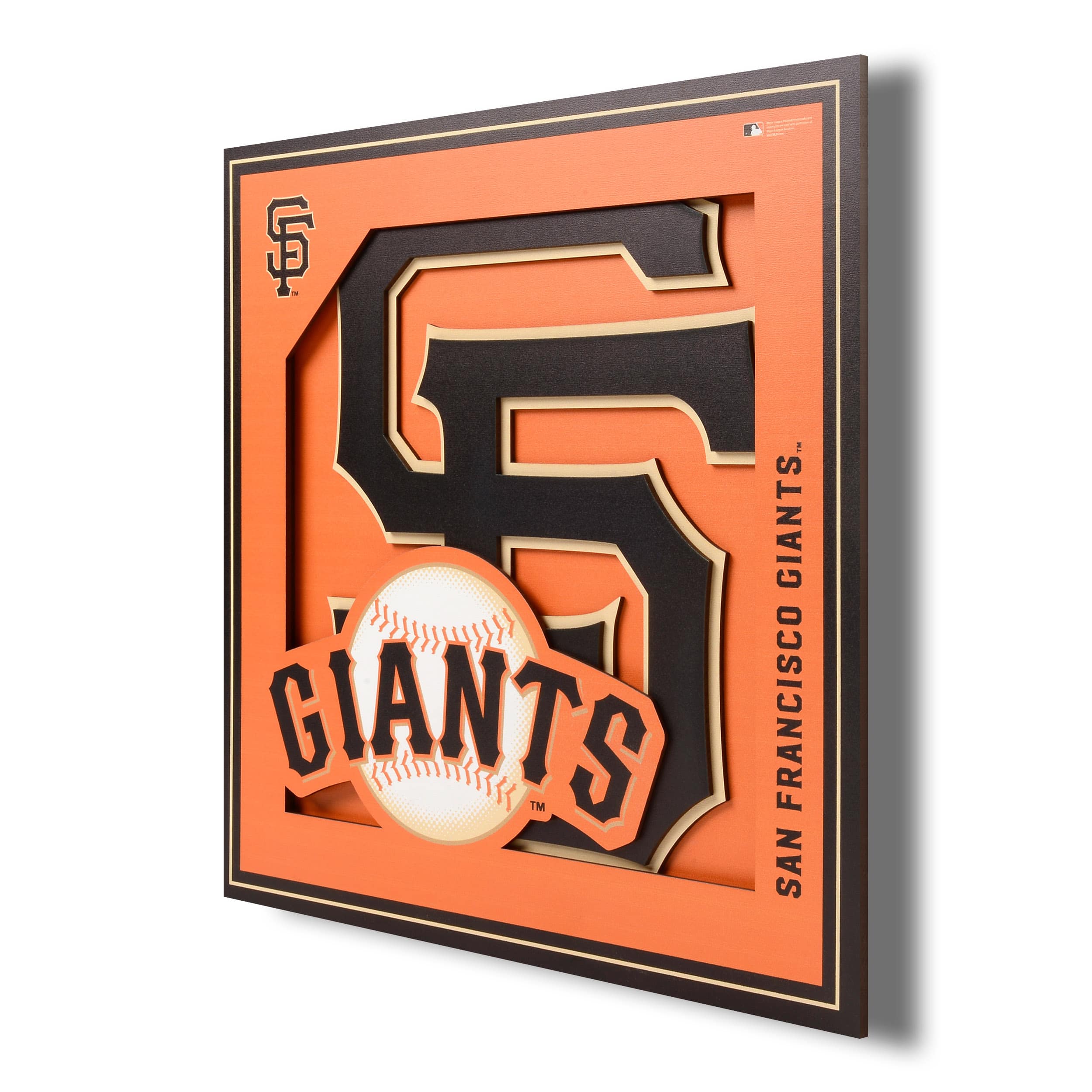 MLB 3D Logo Series Wall Art