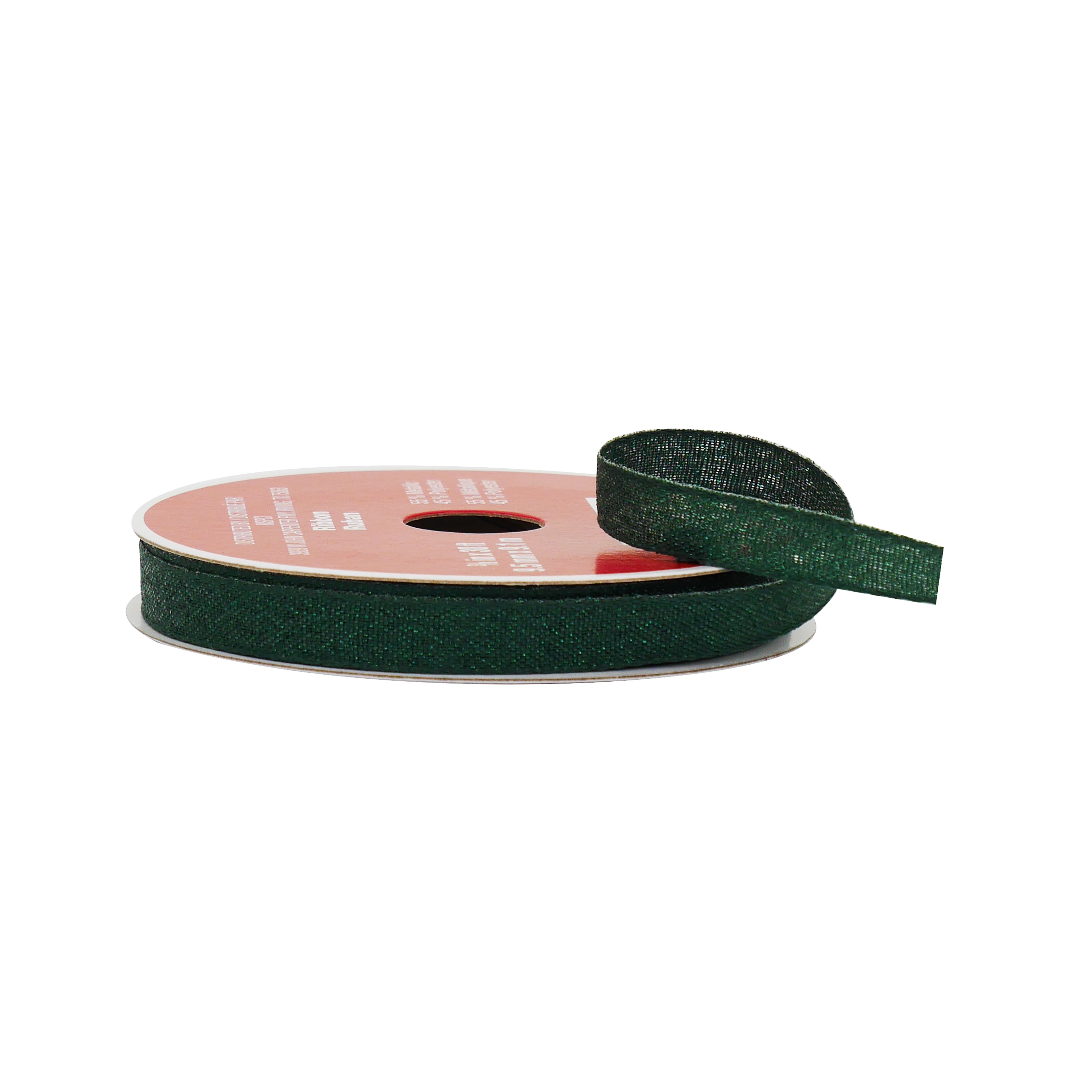 3/8&#x22; x 30ft. Green Shimmer Ribbon by Celebrate It&#xAE;