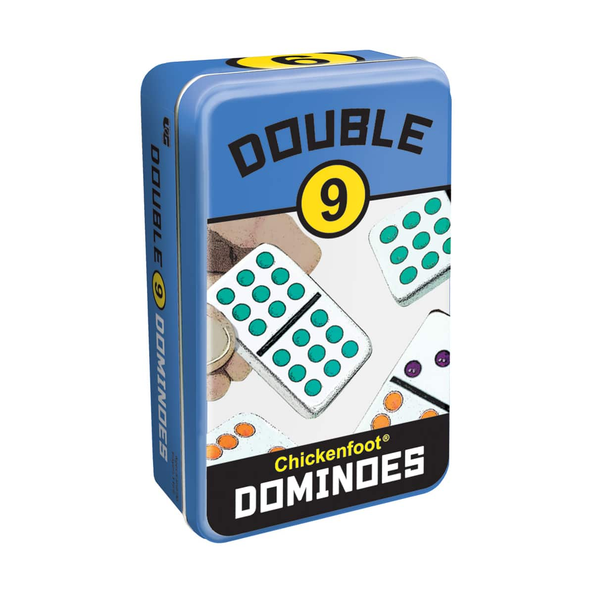 Double 9 Chickenfoot&#xAE; Dominoes