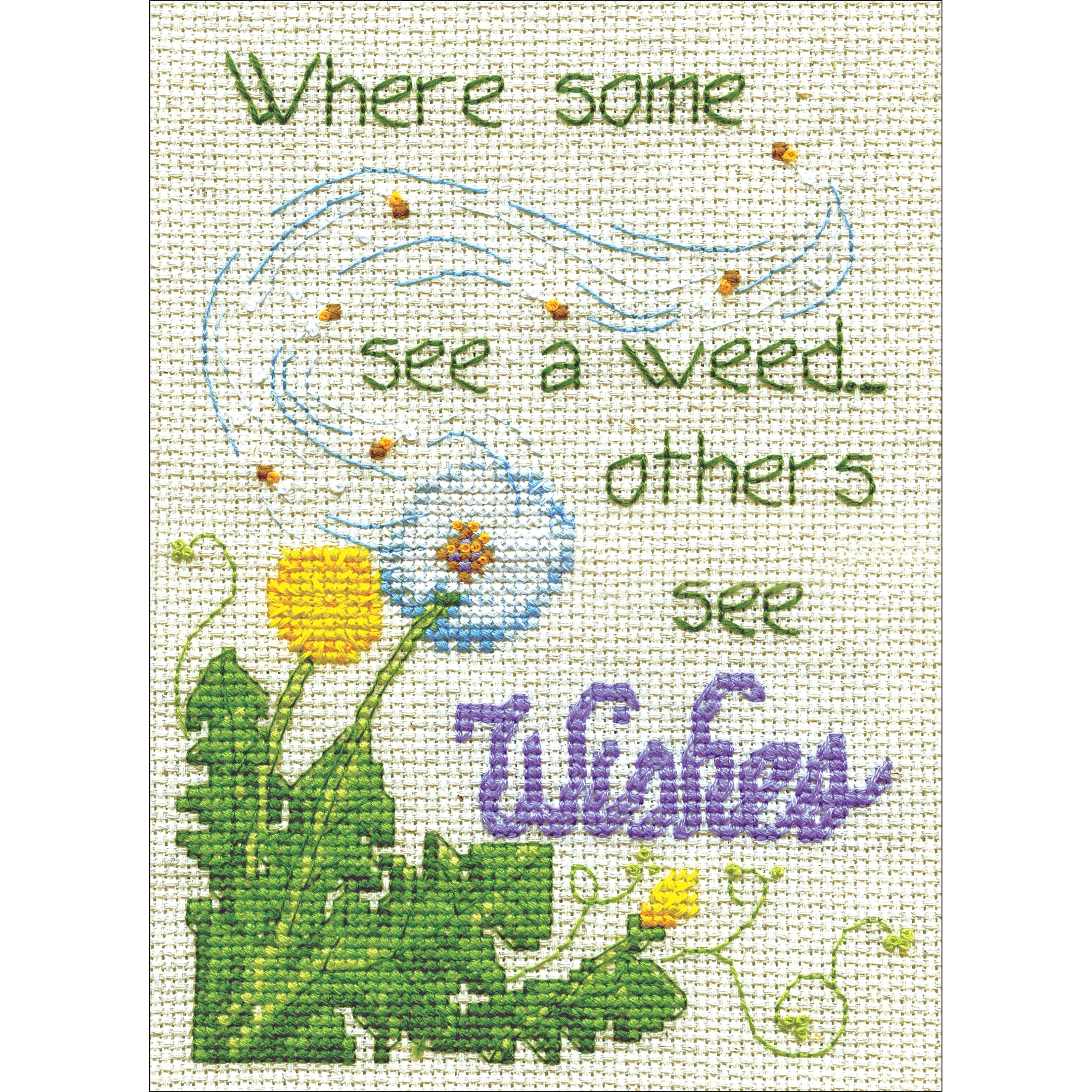 Design Works™ Dandelion Wishes Counted Cross Stitch Kit