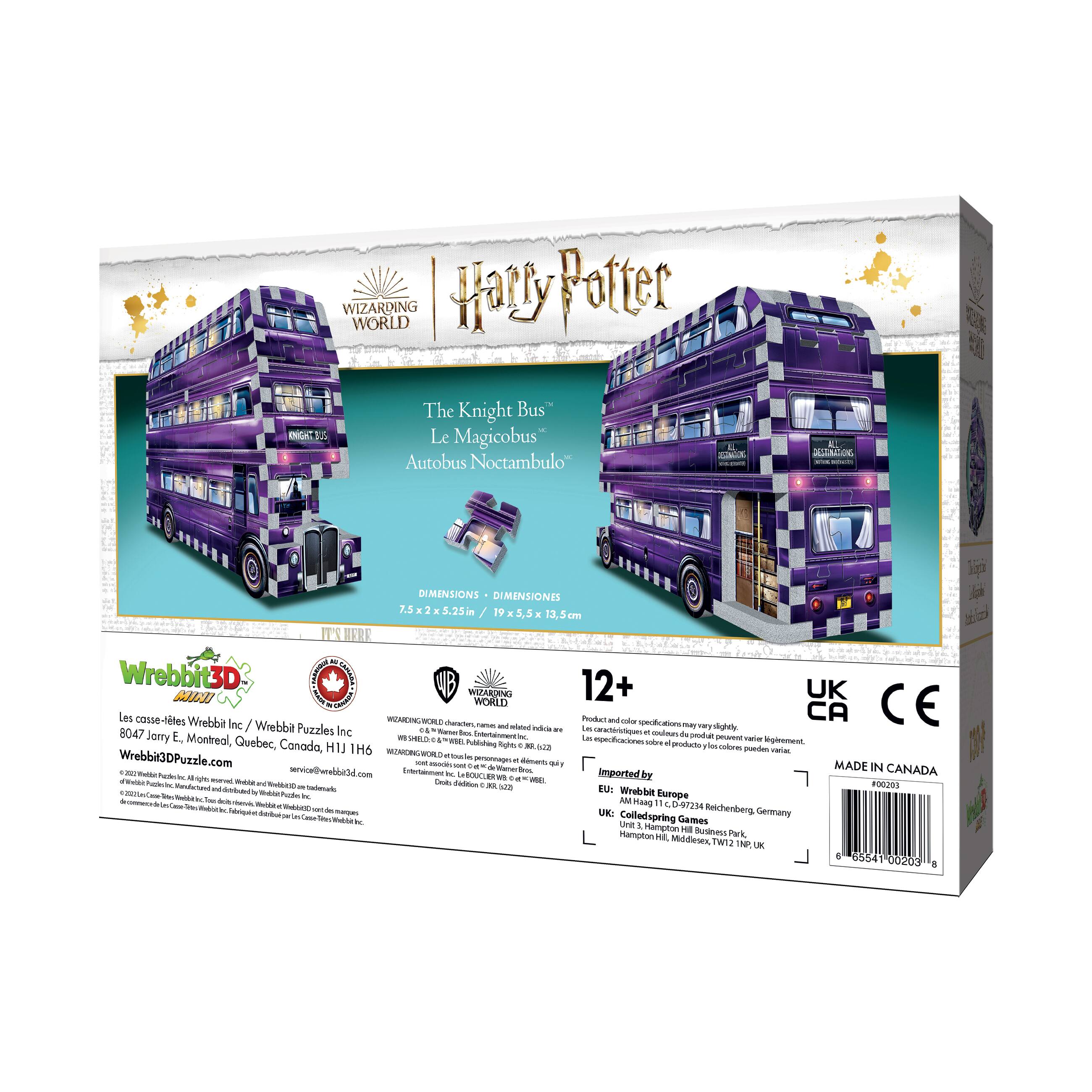 Harry Potter Collection - The Knight Bus Mini 3D Puzzle: 130 Pcs