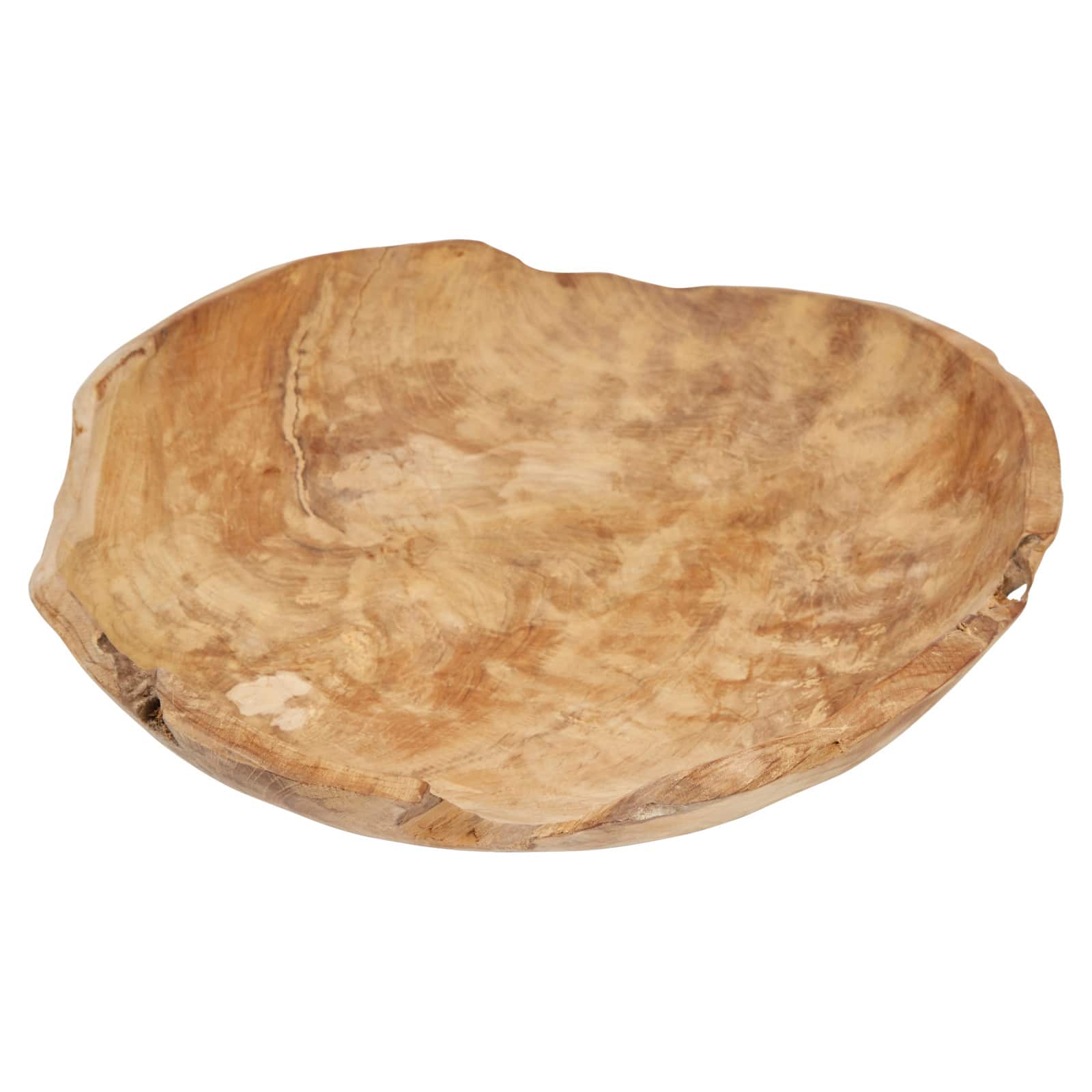Hello Honey&#xAE; 4&#x22; Assorted Large Teak Wood Bowl