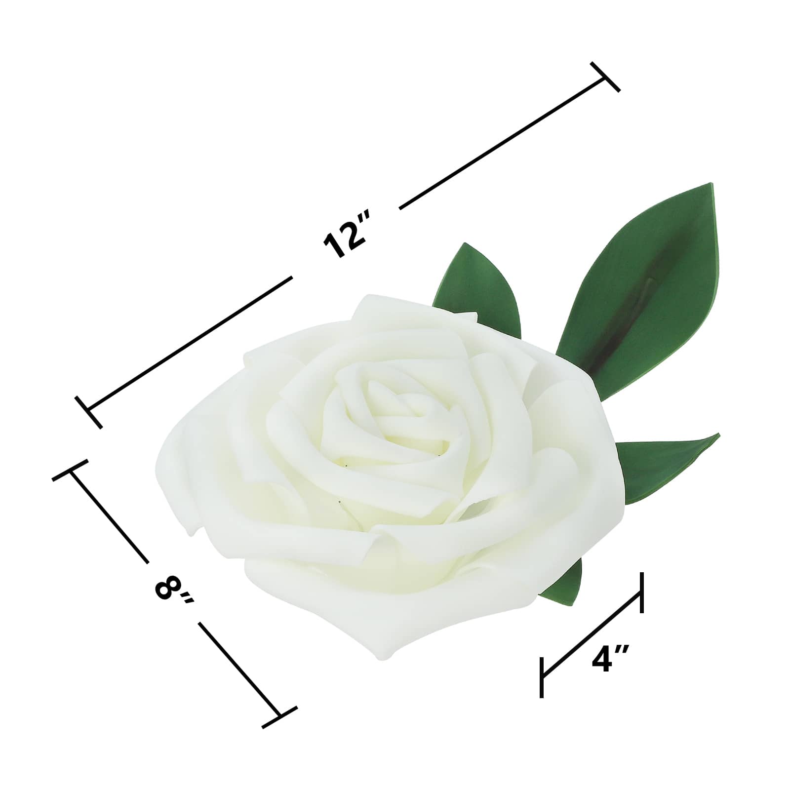 12&#x22; White Wall Flower by Ashland&#xAE;