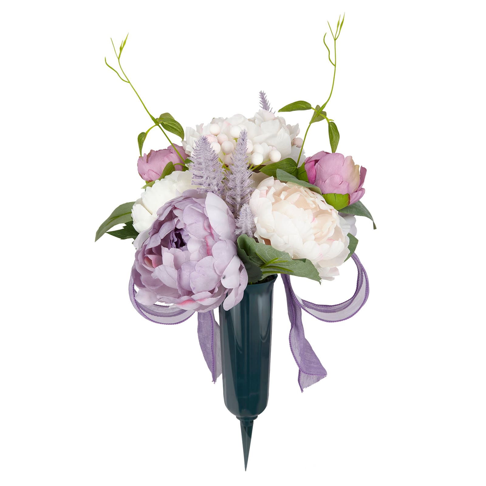 Medium Purple &#x26; Cream Remembrance Cone by Ashland&#xAE;