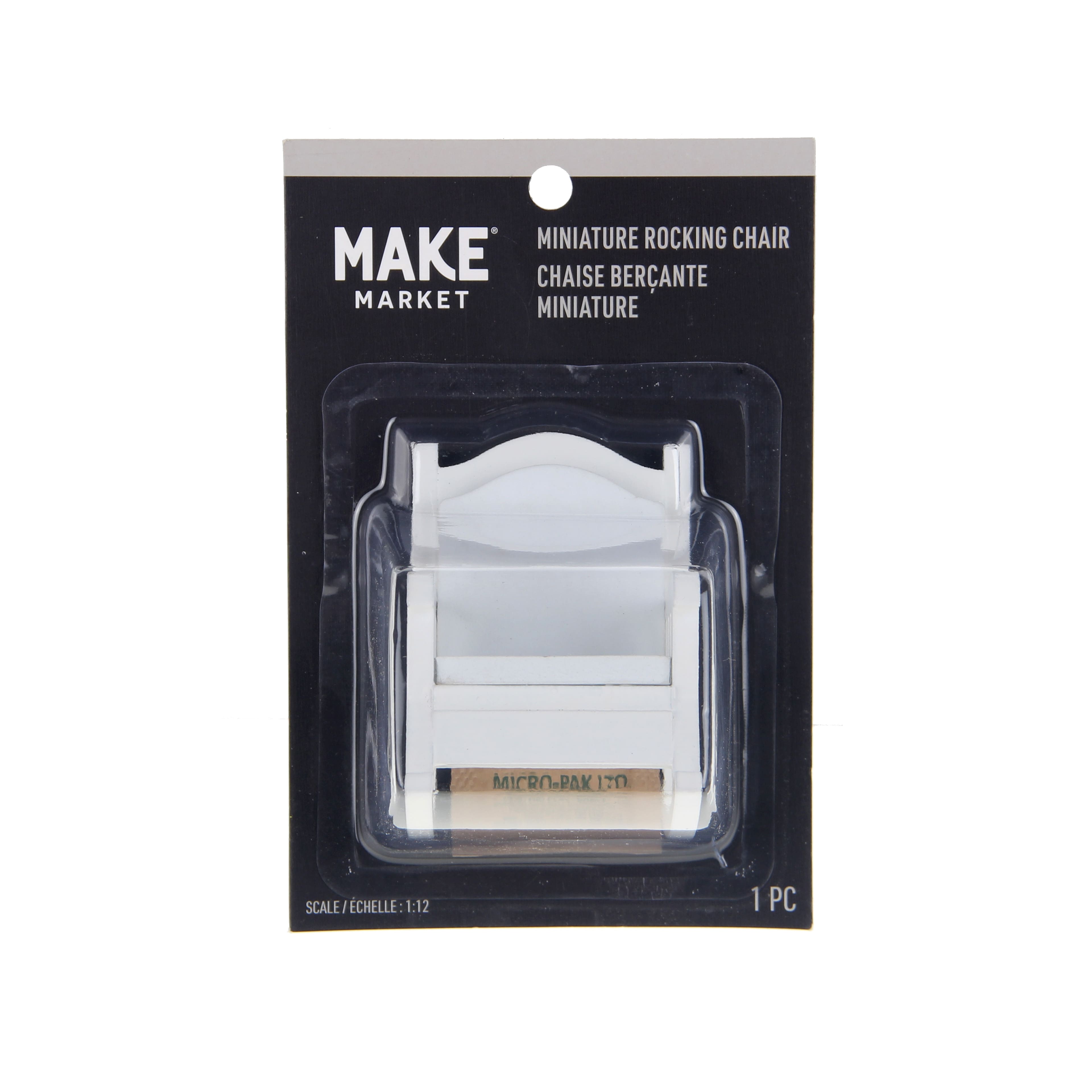 Miniature White Rocking Chair by Make Market®
