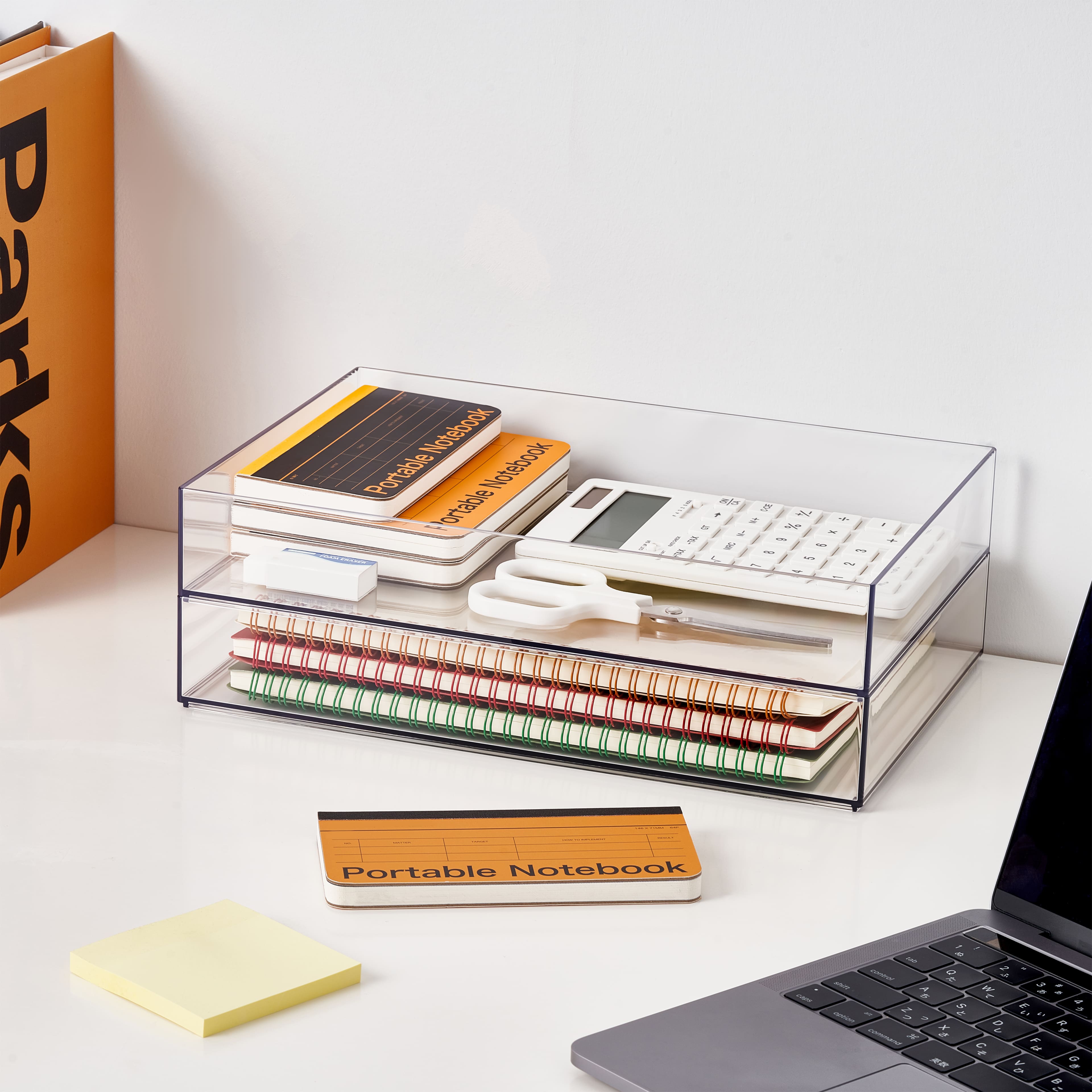 12" x 8" Clear Stacking Storage Tray by Simply Tidy™