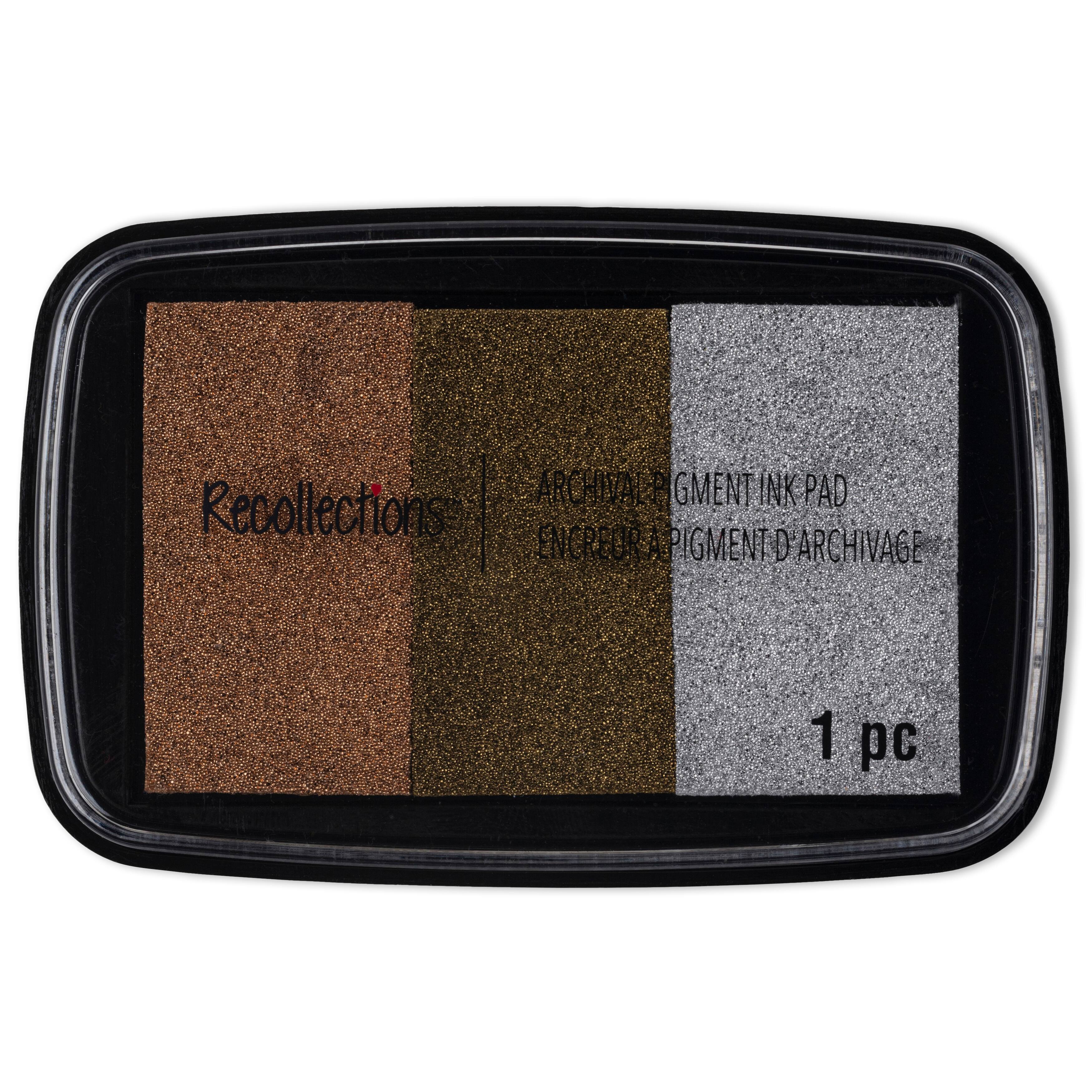 12 Pack: Treasure 3-Color Metallic Ink Pad by Recollections™