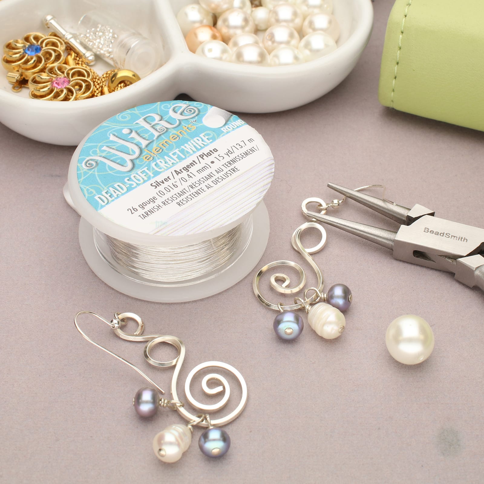 The Beadsmith® Wire Elements™ 26 Gauge Tarnish Resistant Soft Temper Wire, 15yd.