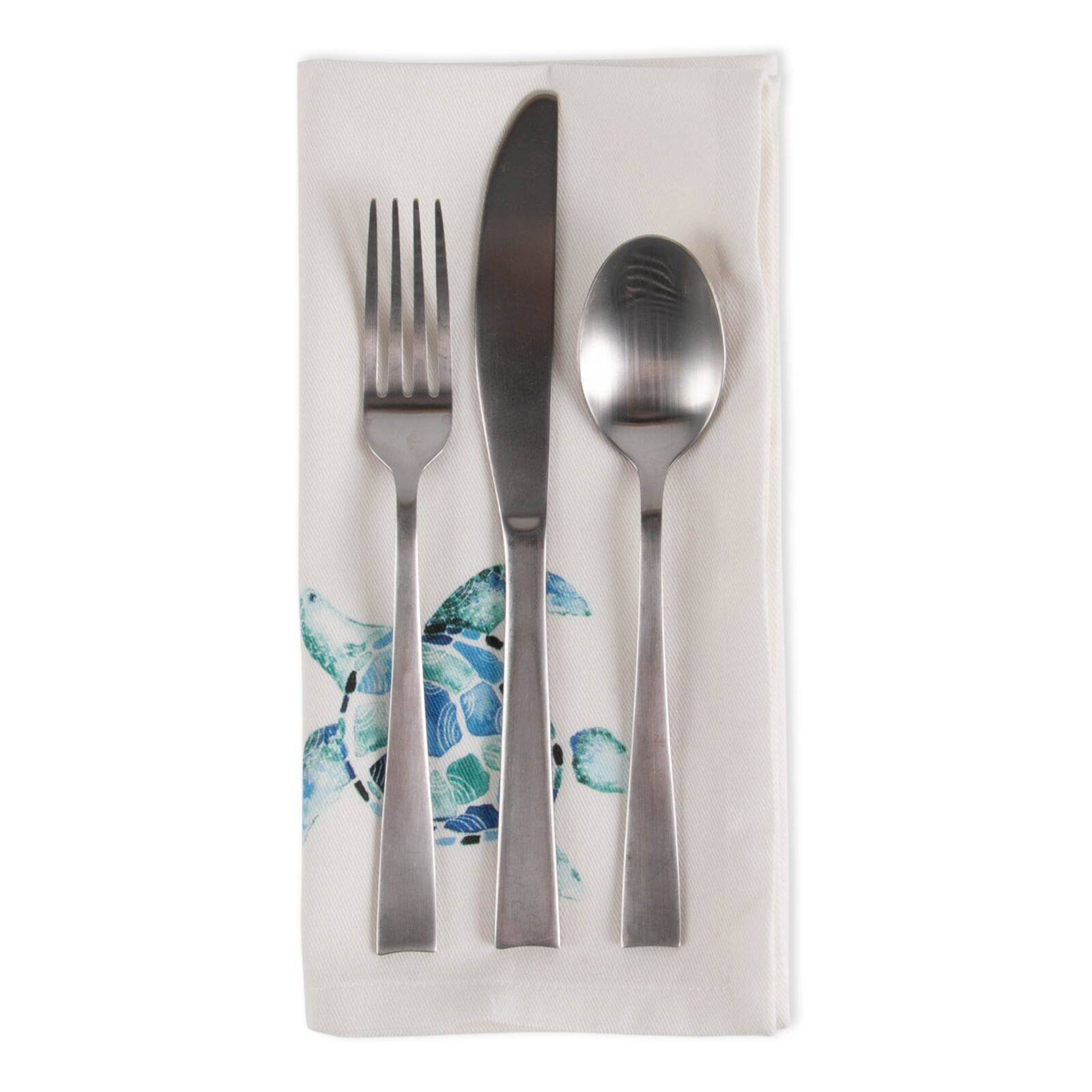 DII® Turquoise Turtle Cloth Dinner Napkins, 6ct.