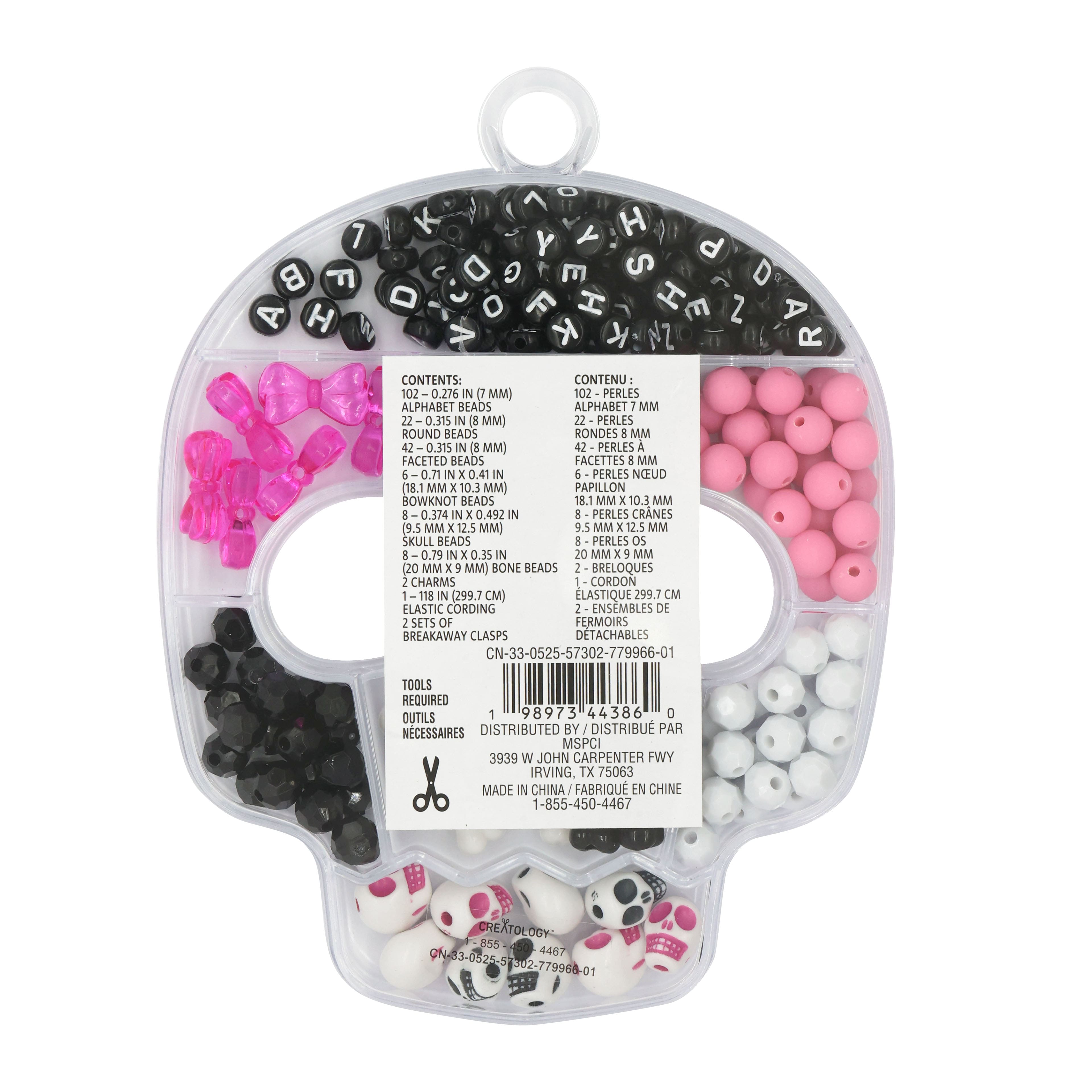 Pink Skull Bead Kit by Creatology&#x2122;