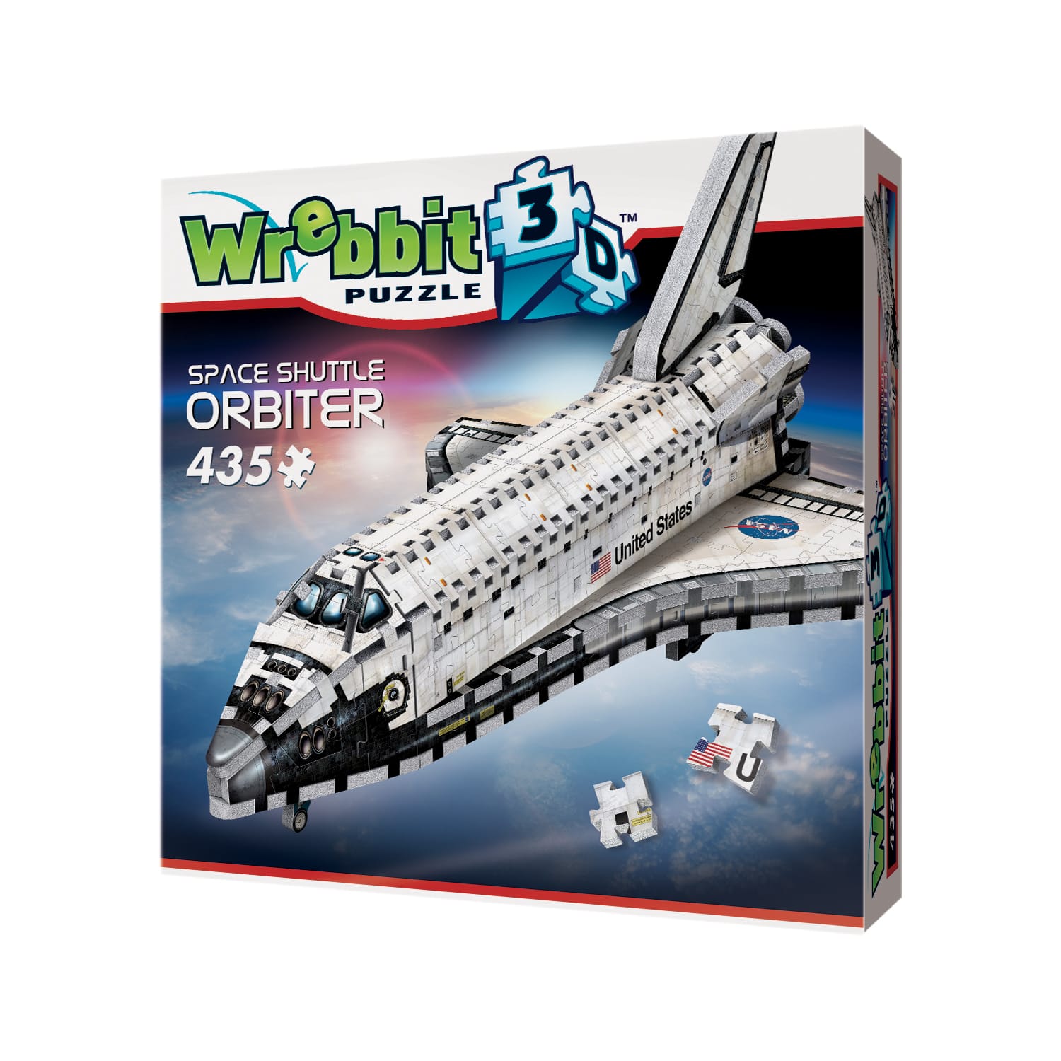 Wrebbit 3D Puzzle&#x2122; Space Shuttle Orbiter 435 Piece Puzzle