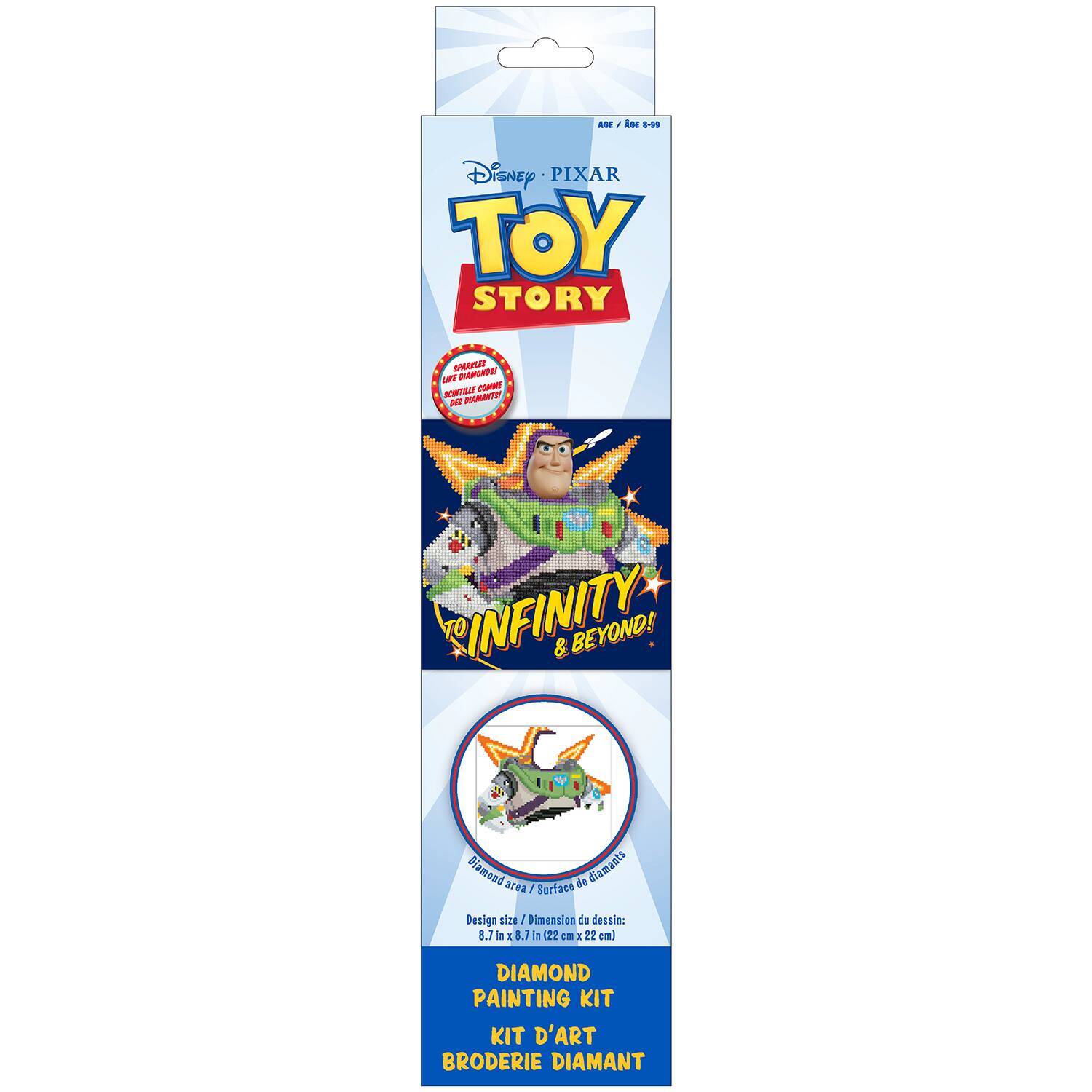 Camelot® Dots Toy Story Buzz To Infinity & Beyond Diamond Painting Kit