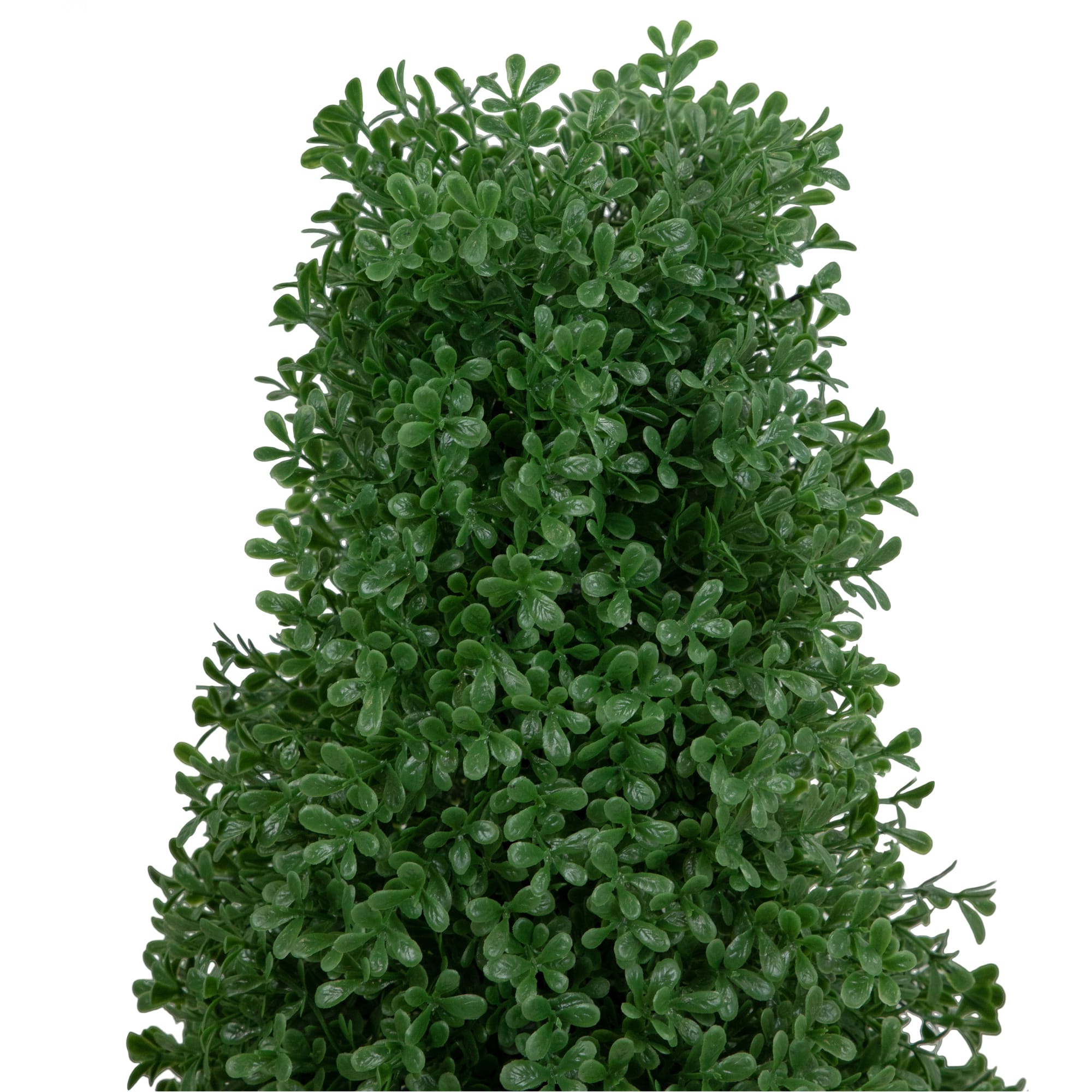 30" Unlit Artificial Boxwood Cone Topiary Tree with Round Pot