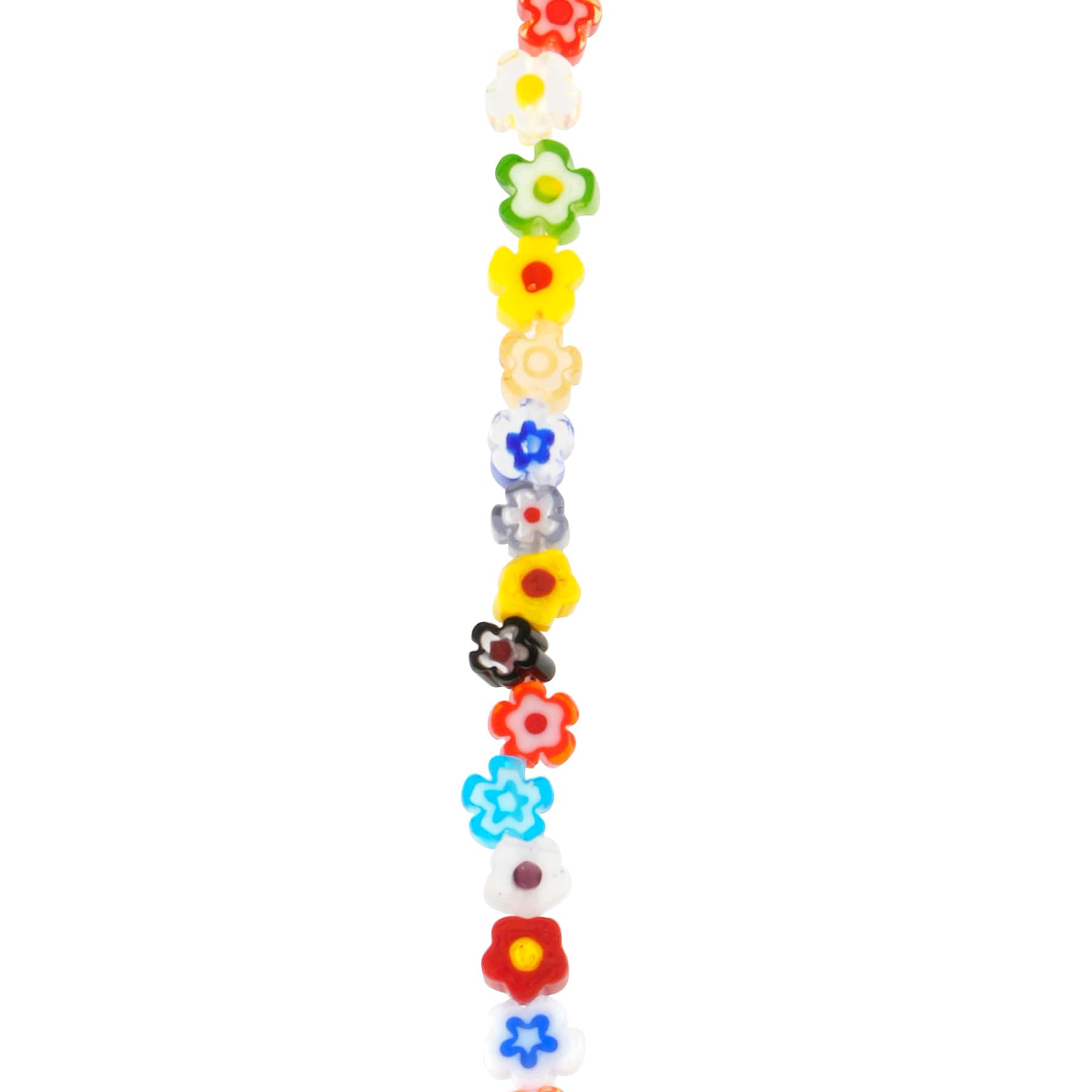 12 Pack: Millefiori Glass Flower Bead Mix by Bead Landing™