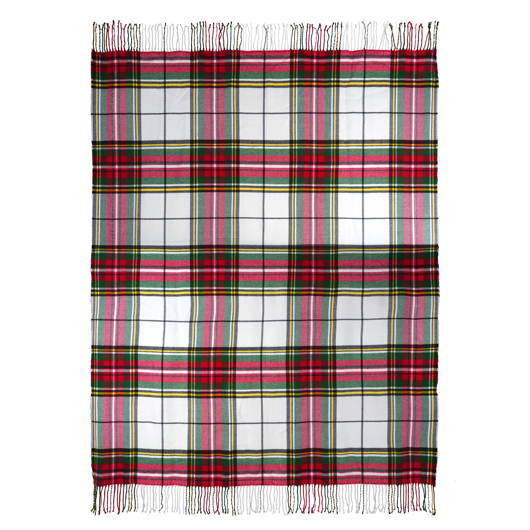 50&#x22; x 60&#x22; Plaid Woven Throw Blanket by Ashland&#xAE;