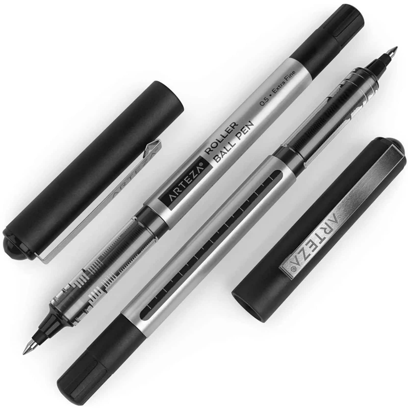 Arteza® 0.5mm Extra Fine Black Roller Ball Pens, 20ct.