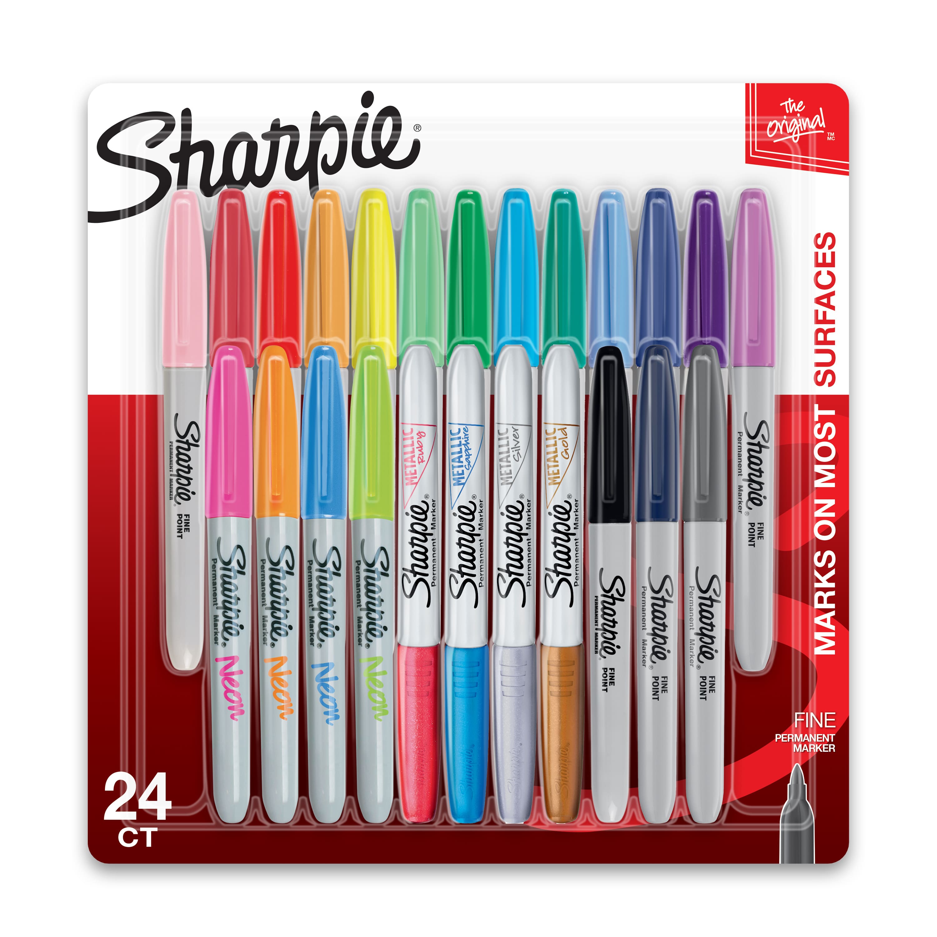 Sharpie® Mixed Style Fine Tip Permanent Marker Set