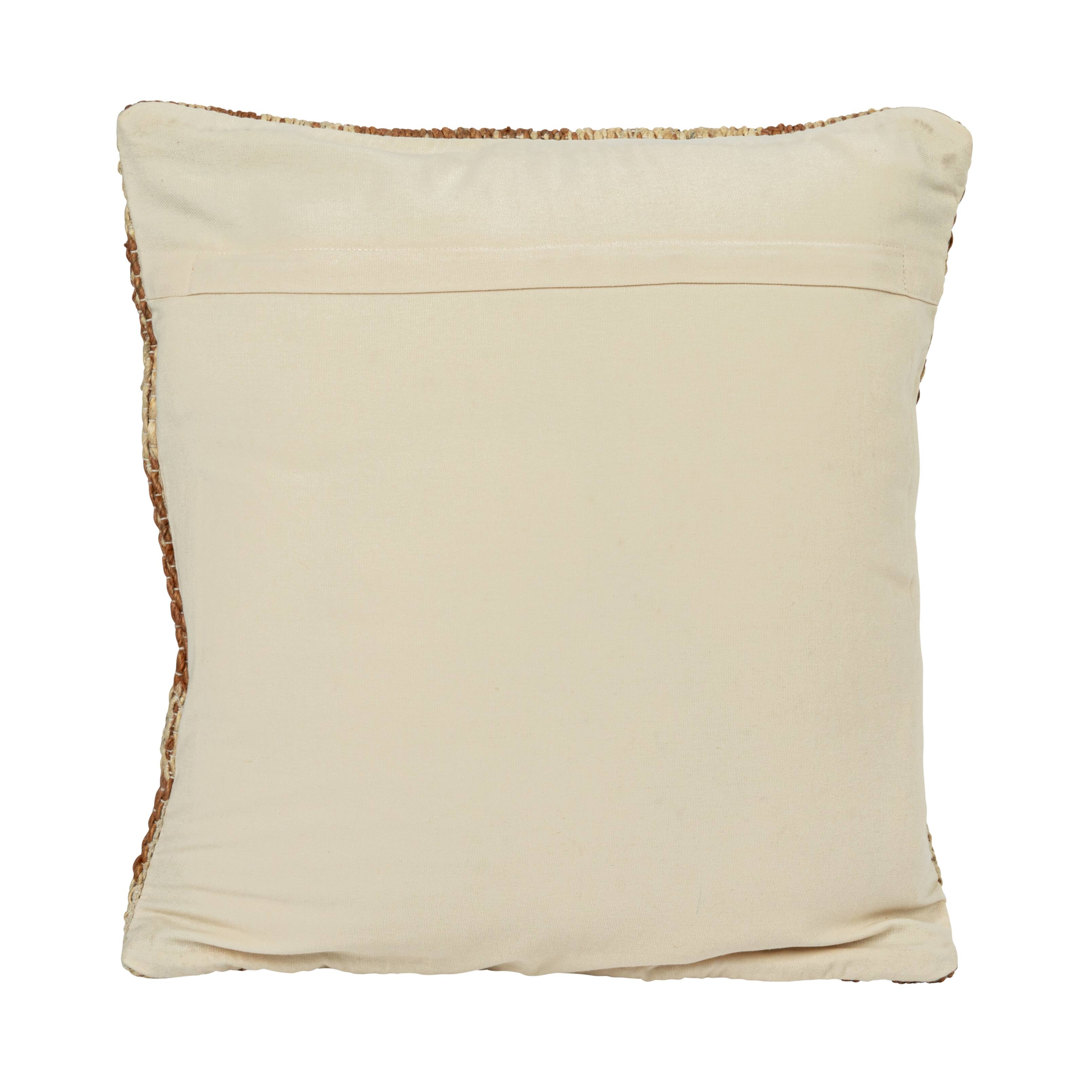 Hello Honey® Brown & Natural Square Print Pillow
