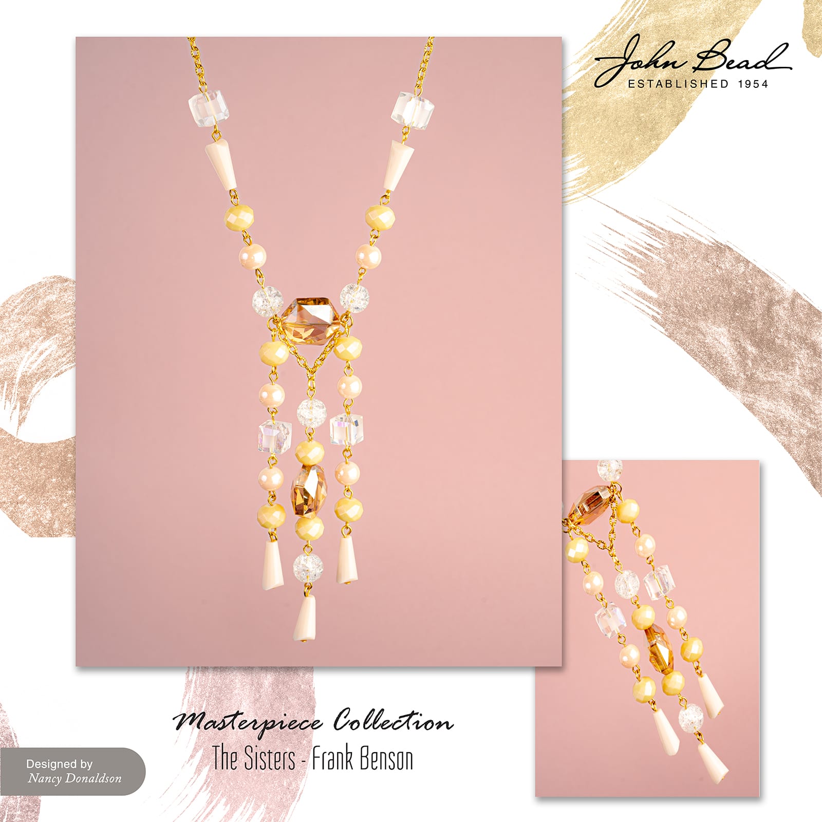 John Bead Masterpiece Collection Glass Bead Box Mix