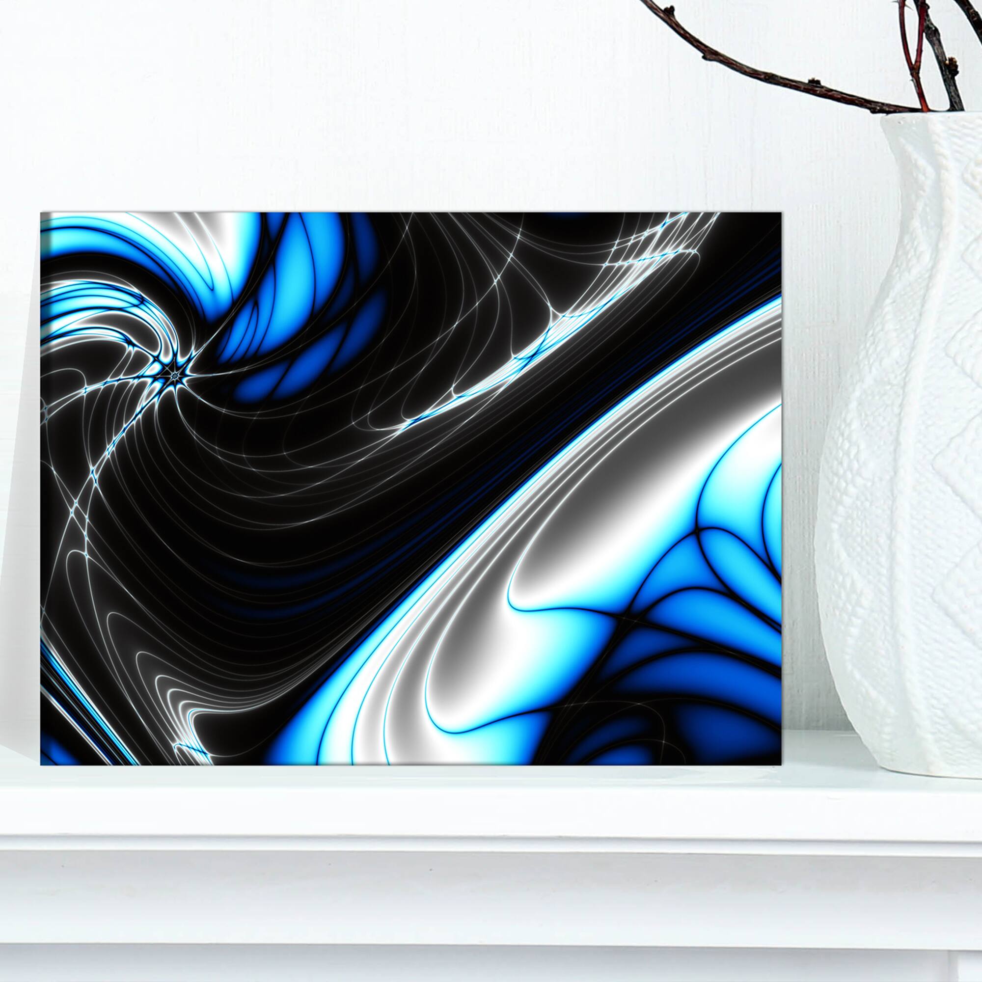 Designart - Fractal Artwork for Creative Design - Abstract Canvas Wall Art Print