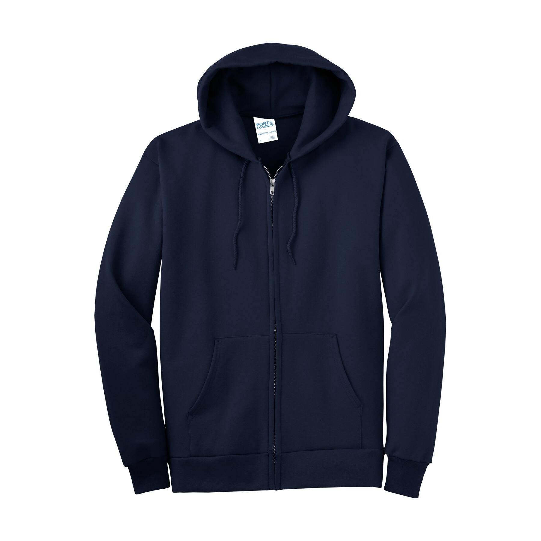 Port &#x26; Company&#xAE; Essential Fleece Full-Zip Hooded Sweatshirt