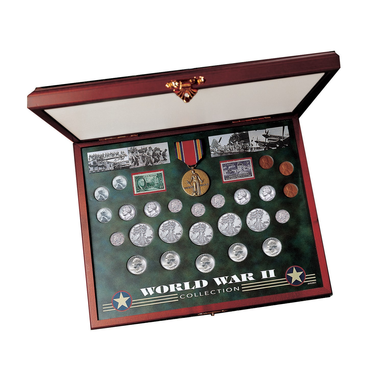 Comprehensive World War II Coin & Stamp Set