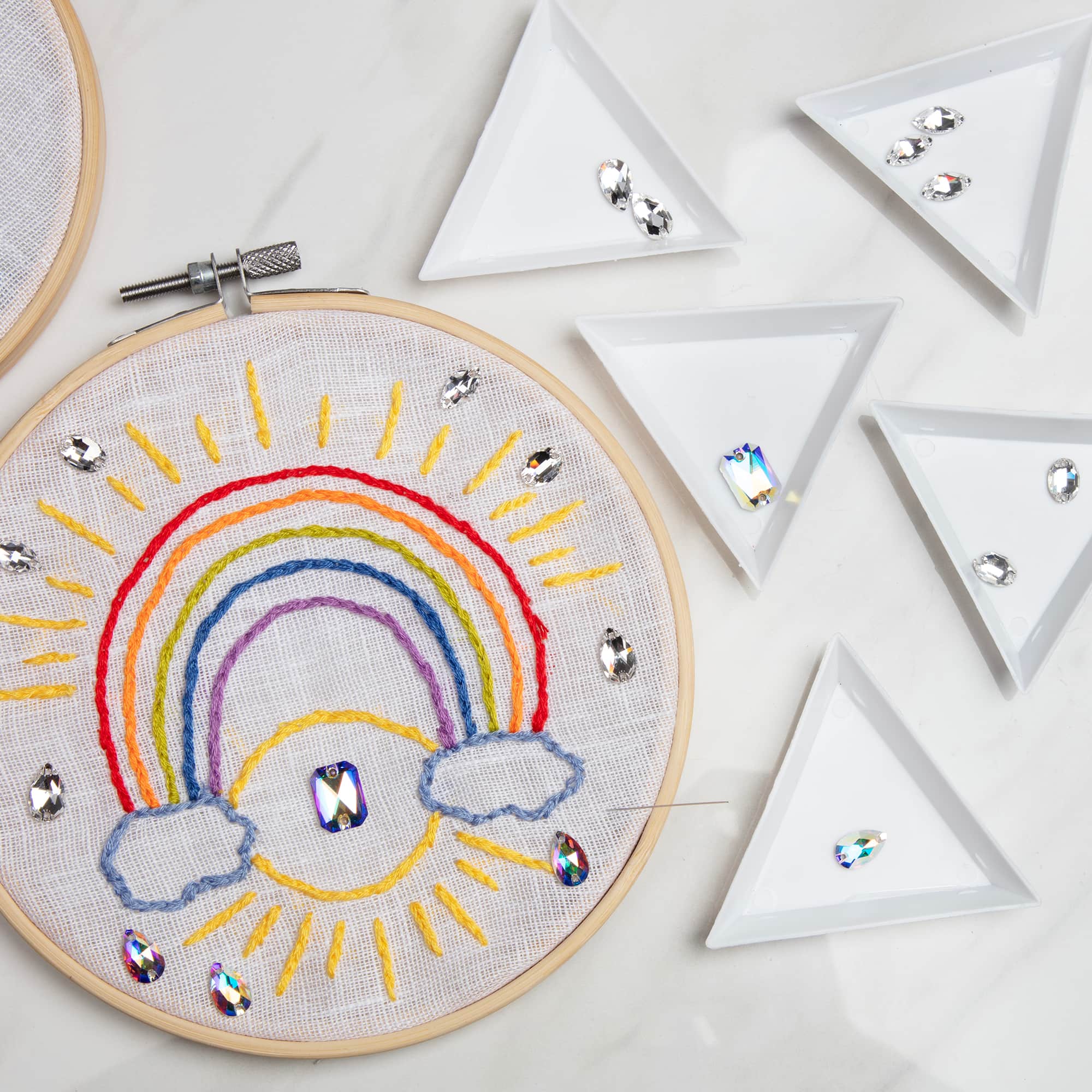 10mm x 7mm Oval Sew-On Austrian Crystals by Bead Landing