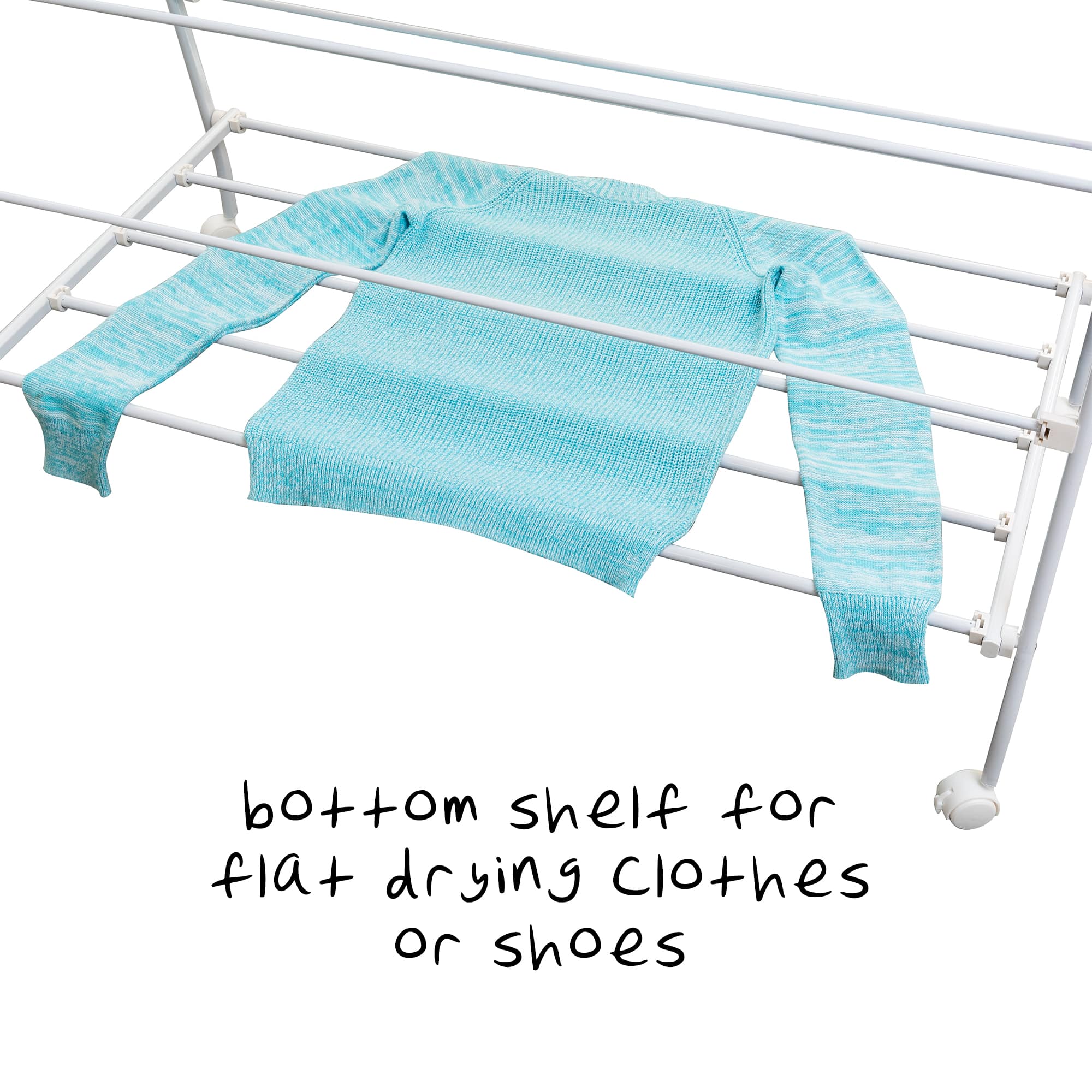 Honey Can Do White A-Frame Clothes Drying Rack