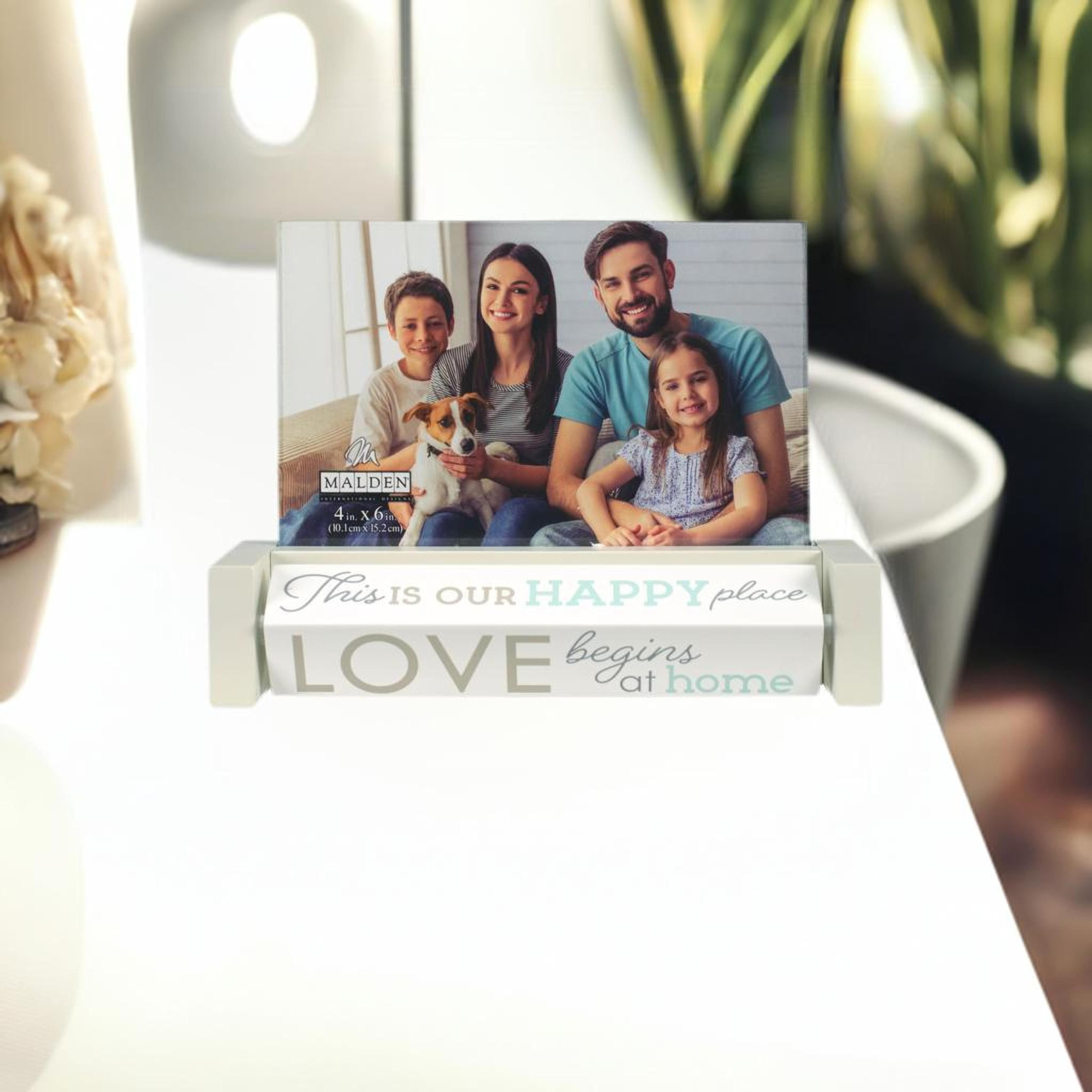 Malden International Designs Family 4&#x22; x 6&#x22; Spin Quote Frame