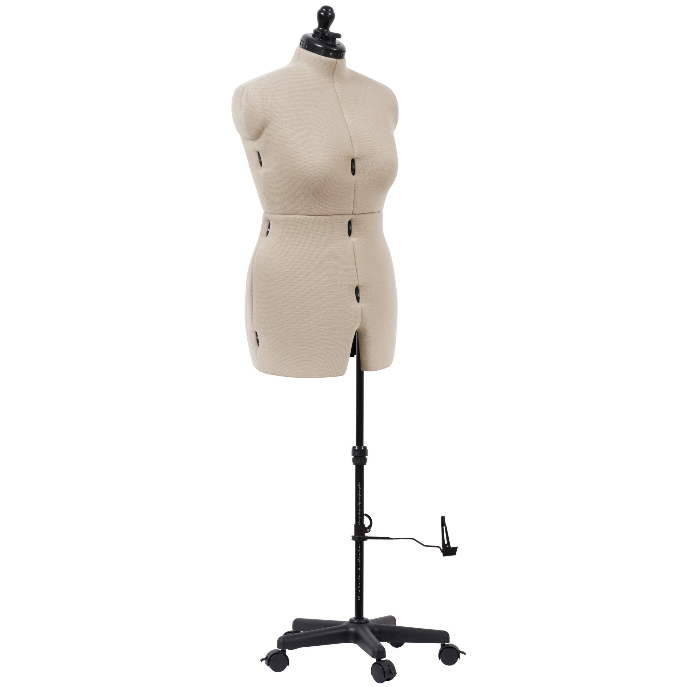 Necklace Mannequin Stand, Bust Dress Form With Adjustable Metal