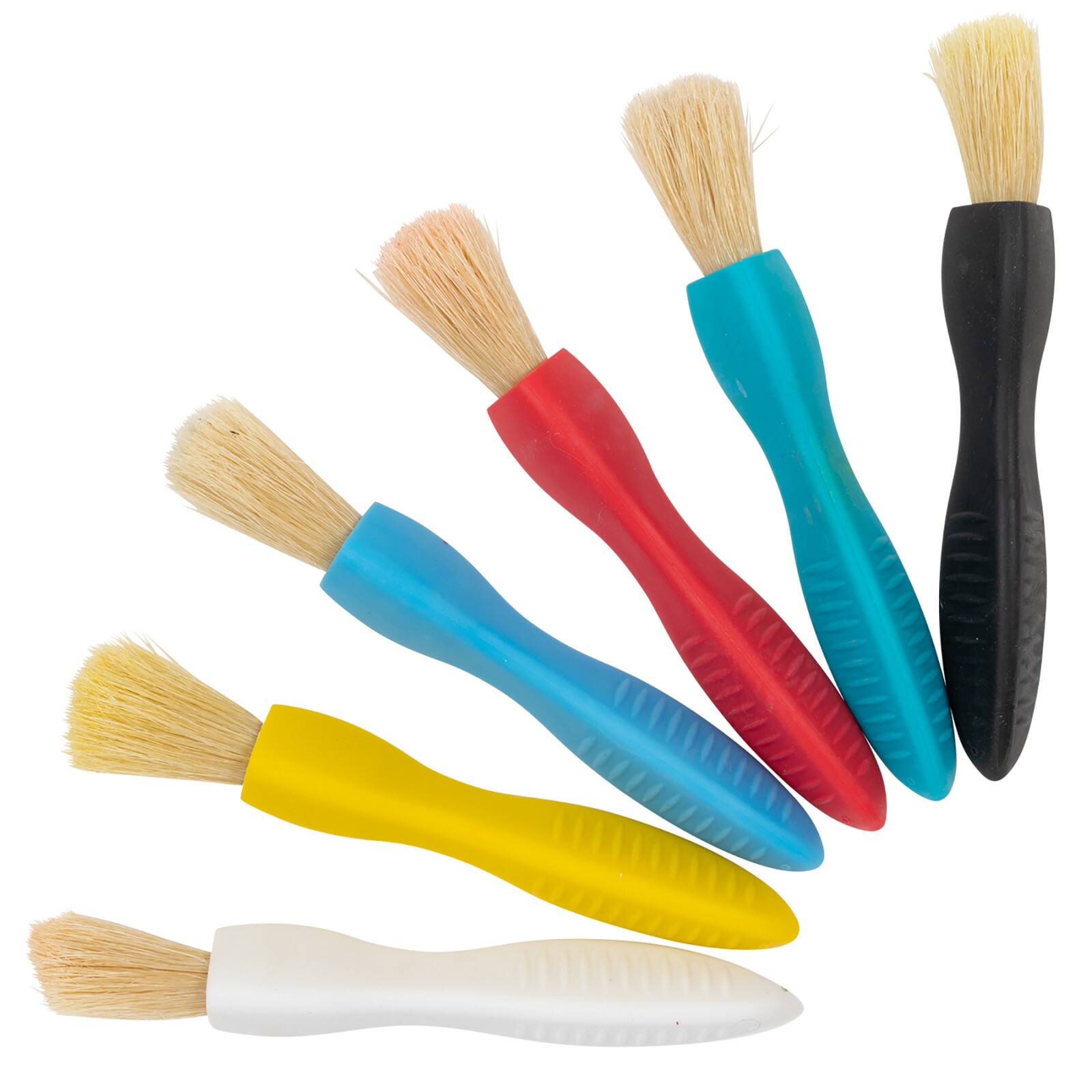 Ready2Learn&#x2122; Triangle Grip Paint Brushes, 2 Packs of 6