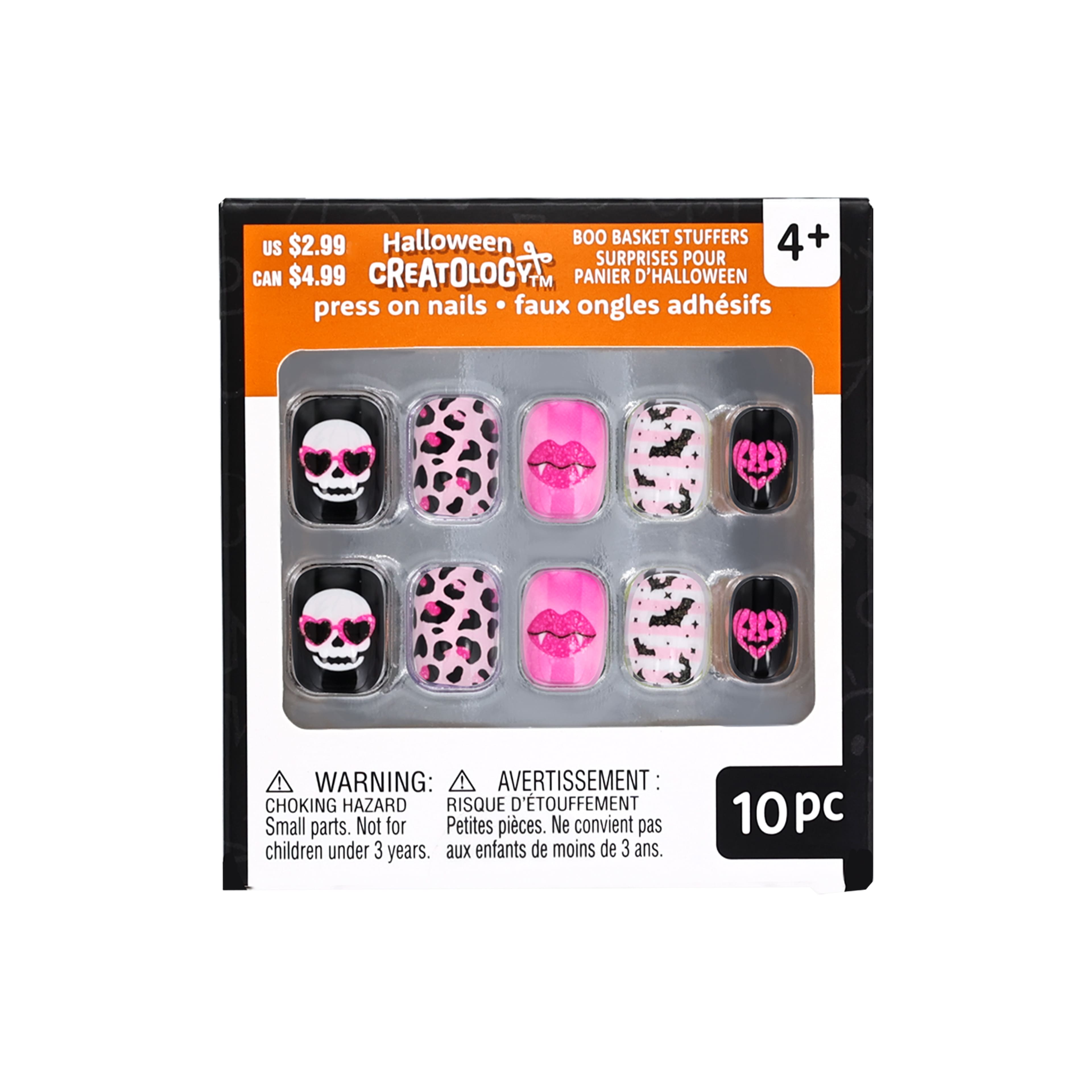 Glitter Halloween Press-On Nails by Creatology&#x2122;