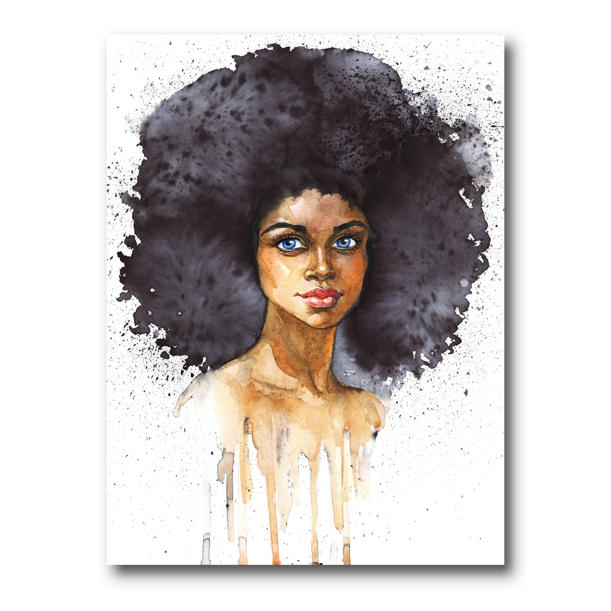 Designart - Portrait of African American Woman X