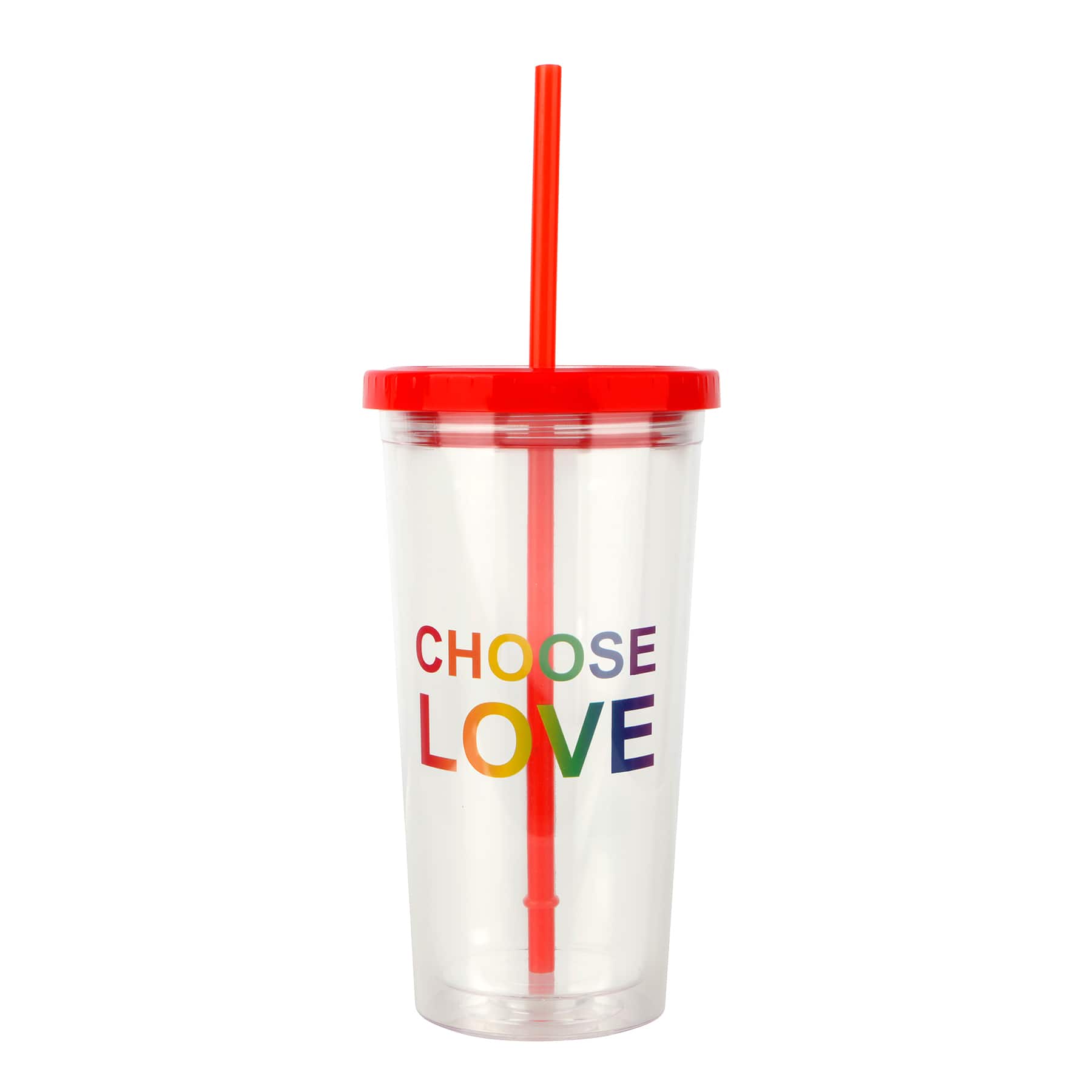 20oz. Choose Love Pride Double Wall Tumbler by Celebrate It&#x2122;