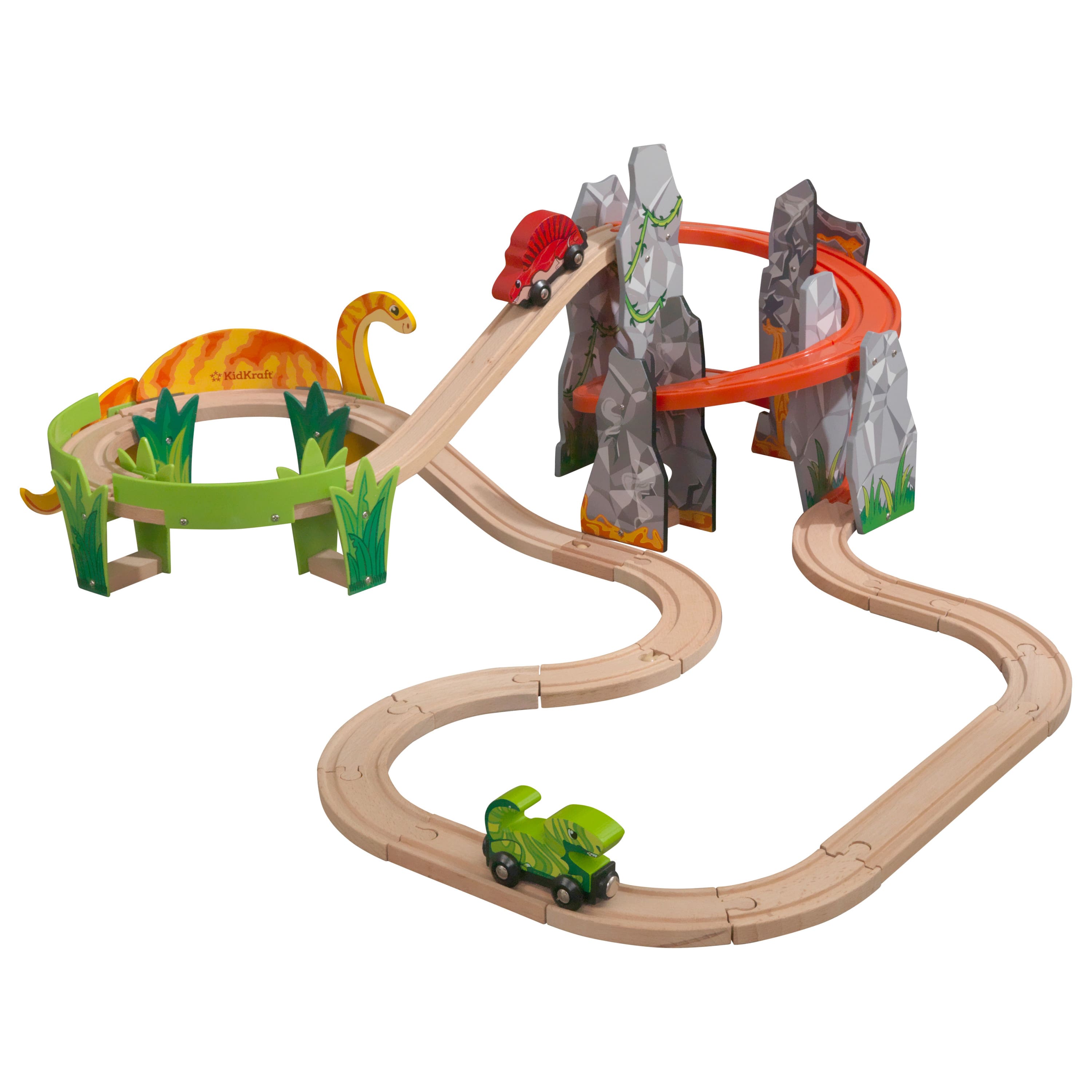 KidKraft Adventure Tracks&#x2122; Dino World Volcano Escape