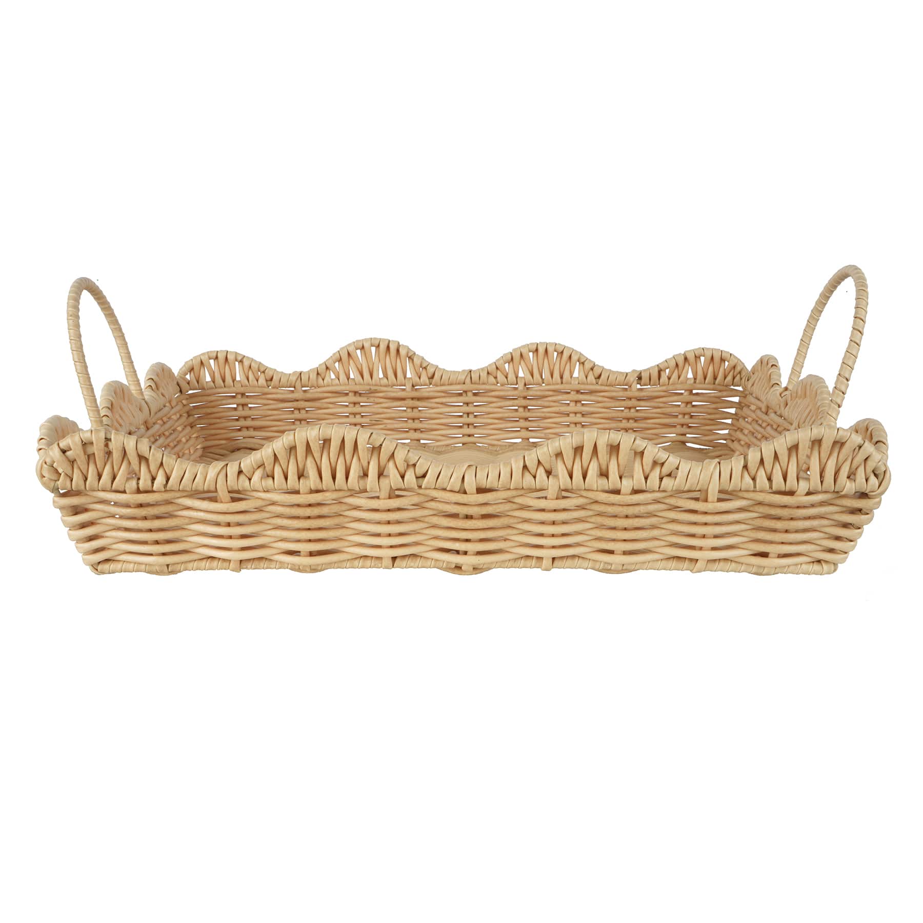16.75" x 12.5" Faux Rattan Tray by Ashland®